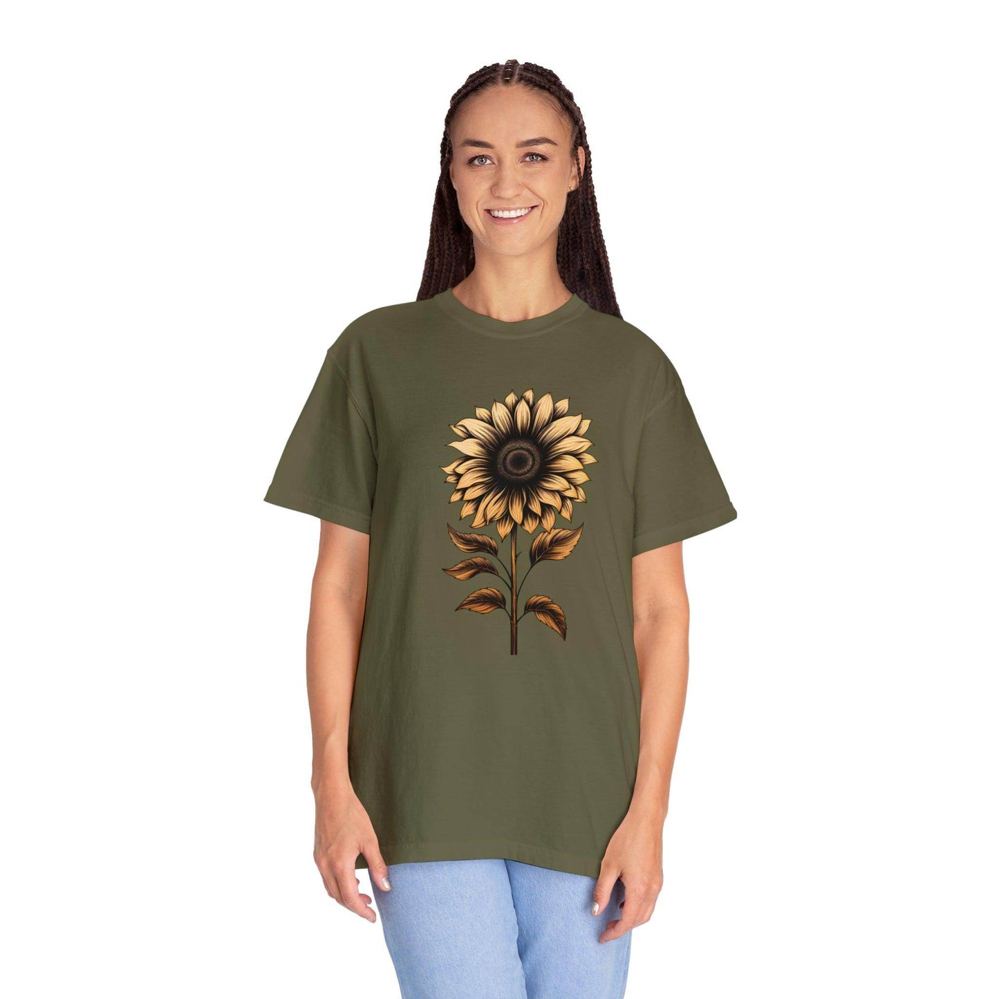 Vintage Sunflower Shirt Flower Shirt Aesthetic, Floral Graphic Tee Floral Shirt Flower T-shirt, Vintage Wild Flower Shirt Vintage Flower Shirt, - Giftsmojo