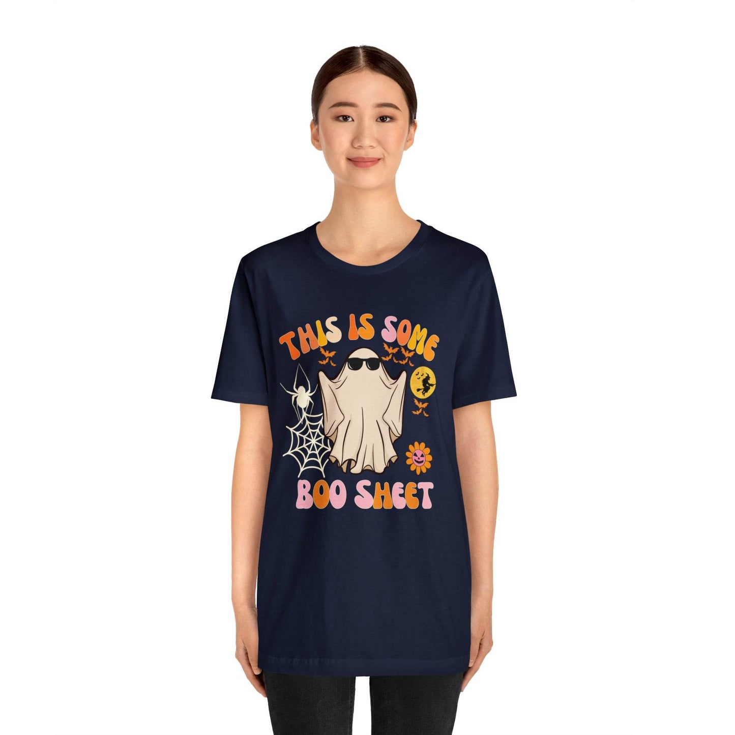 This Is Some Boo Sheet Funny Halloween Shirt Funny Halloween Costume Spooky Season Tee Funny Gift Shirt for Birthday Christmas Anniversary - Giftsmojo