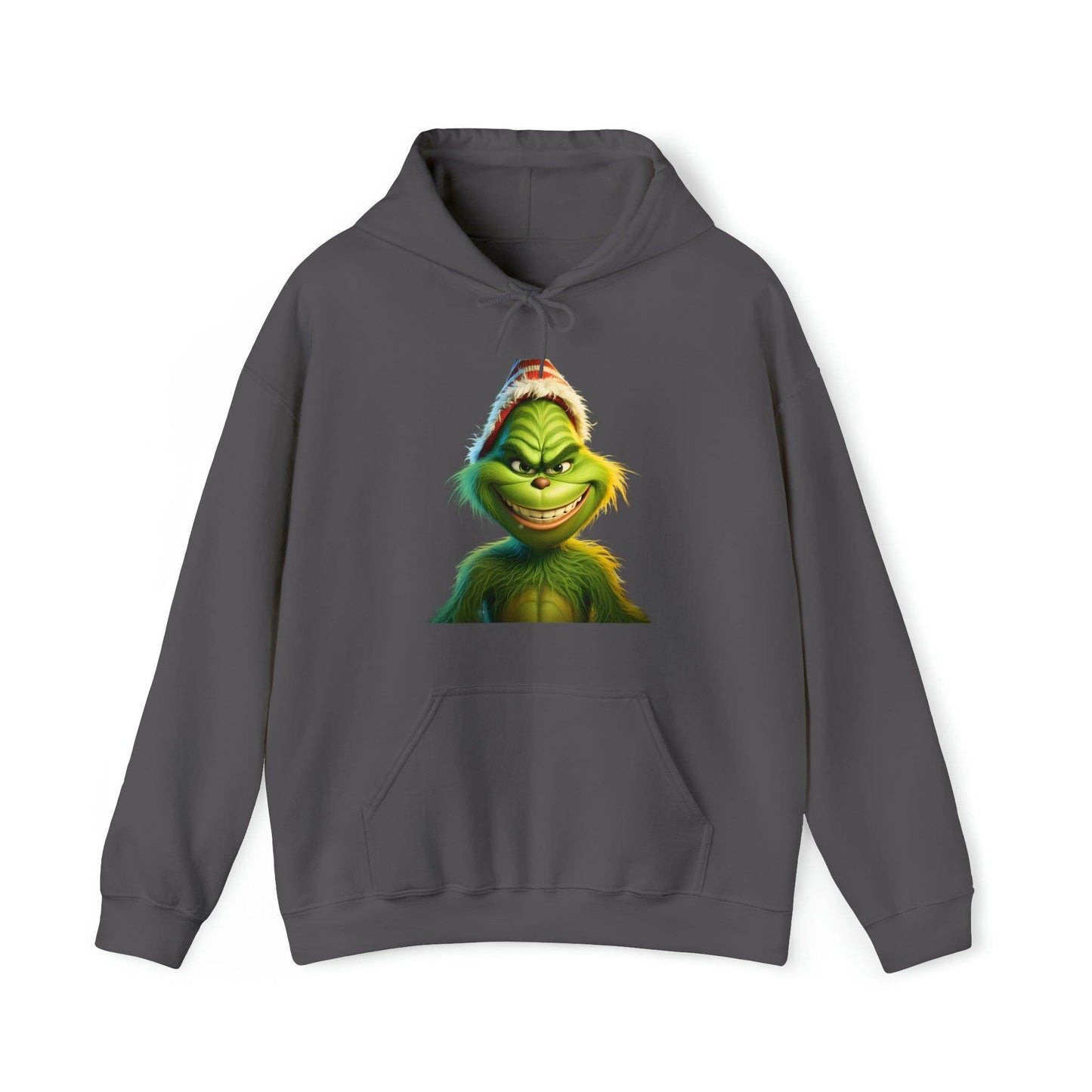 Grinch Hooded Sweatshirt Grinch Christmas Sweatshirt Christmas Sweater Truck Pullover Christmas Tree Sweat Pine Tree Pullover Grinch With a Mug - Giftsmojo