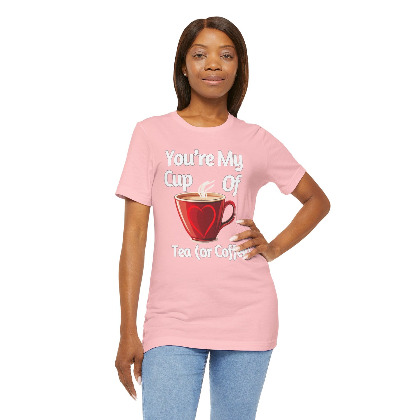 Funny Couple Tee - Unisex Jersey Short Sleeve Tee - Cream to my Coffee