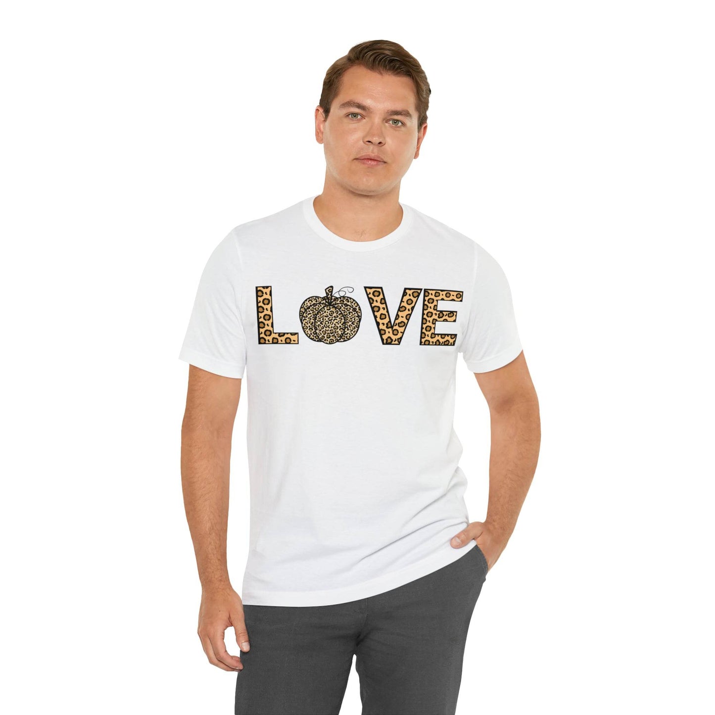 Embrace the Wild - Fall Leopard Print Shirt Leopard Print Love Fall - Pumpkin shirt - autumn shirt - Giftsmojo