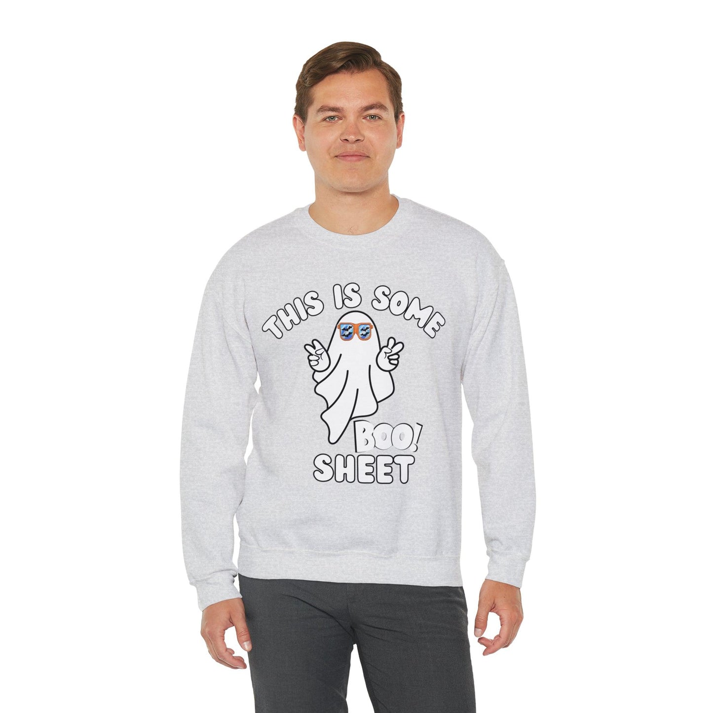 This Is Some Boo Sheet Ghost Sweatshirt Cute Ghost Sweatshirt Boo Ghost Sweatshirt Gift Shirt Funny Halloween Shirt Spooky Season Shirt