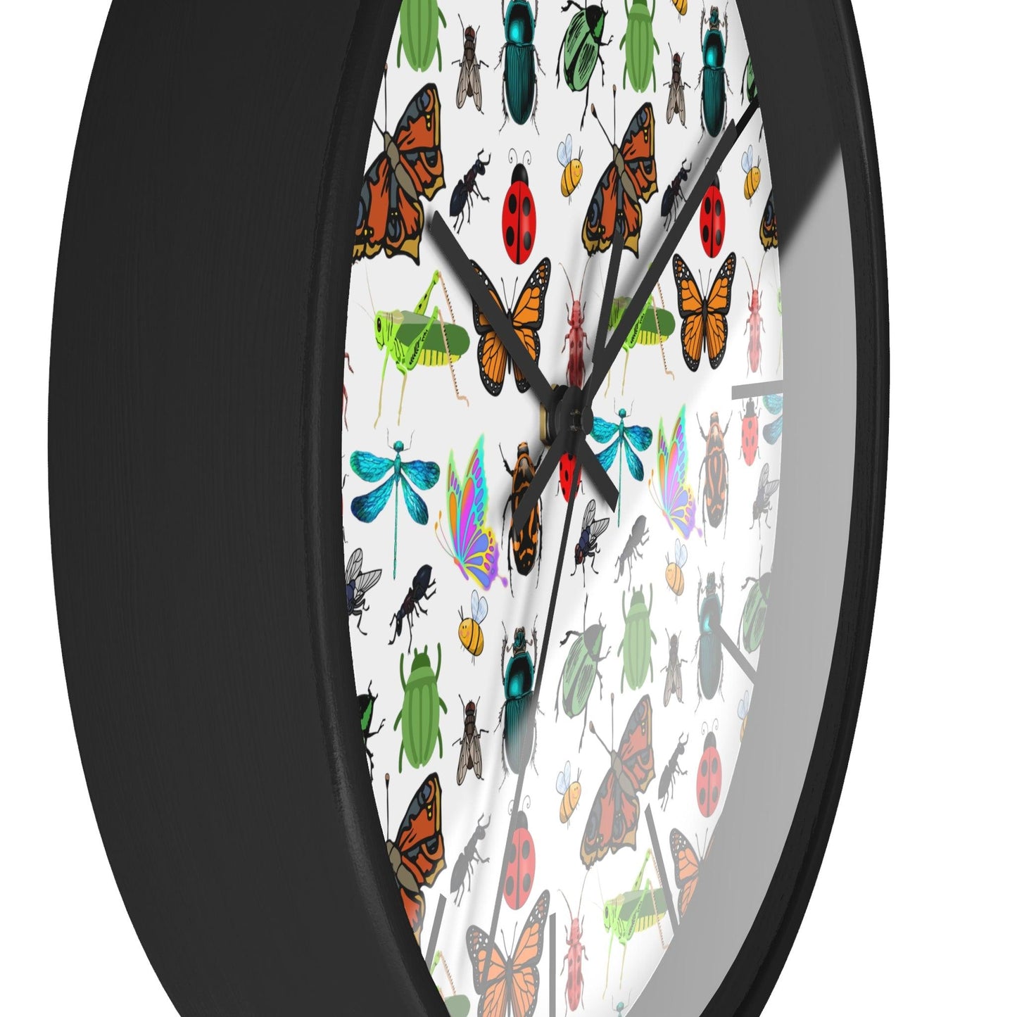 Bug Wall Clock Wall Clock Insects Wall Clock Home Decor Gift House Warming Gift - Unique Gift Farmhouse Clocks For Wall Living Room Bedroom