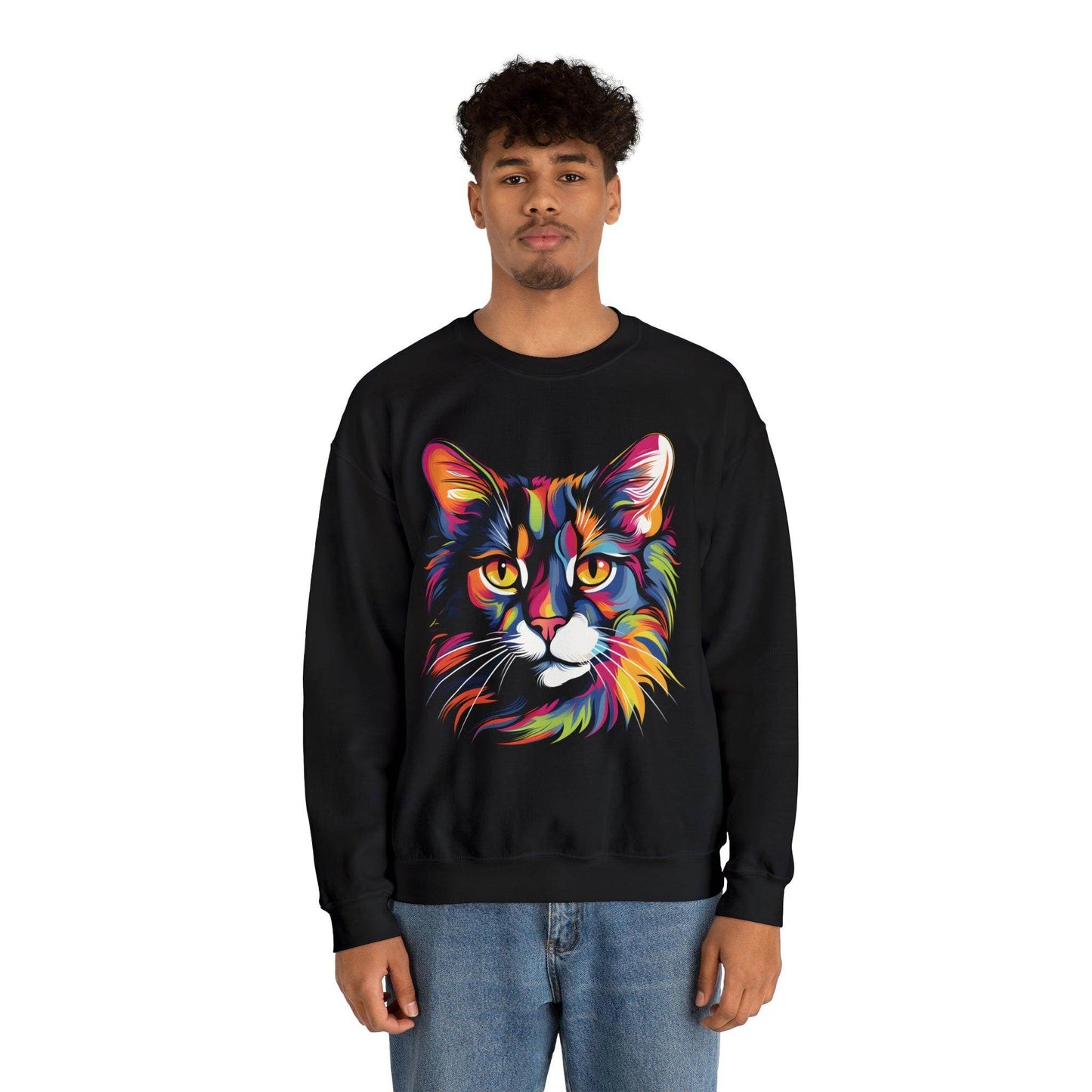 Retro Cat Lover Sweater Animal Lover Gift Cute Cat Mom Gift Cat Lover Gift Vintage Cat Mom Sweatshirt Cat Sweatshirt Cat Crewneck Sweatshirt - Giftsmojo