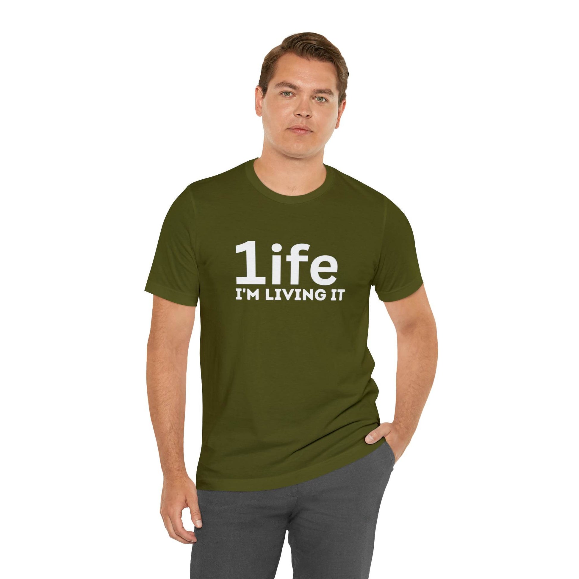 One Life I'M Living It Shirt One life Shirt 1life shirt Live Your Life You Only Have One Life To Live Shirt - Giftsmojo