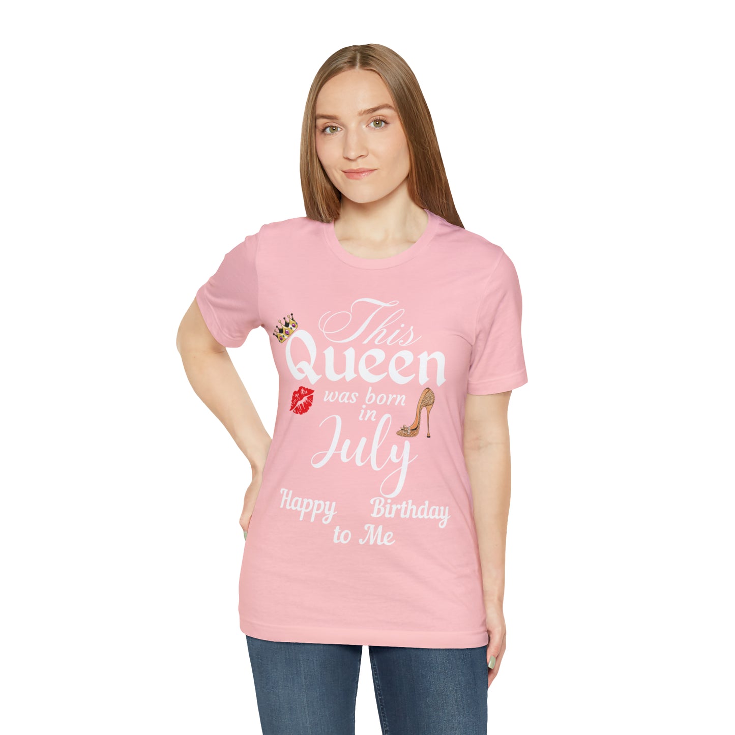 Birthday Queen Shirt, Gift for Birthday, This Queen was born in July Shirt, Funny Queen Shirt, Funny Birthday Shirt, Birthday Gift