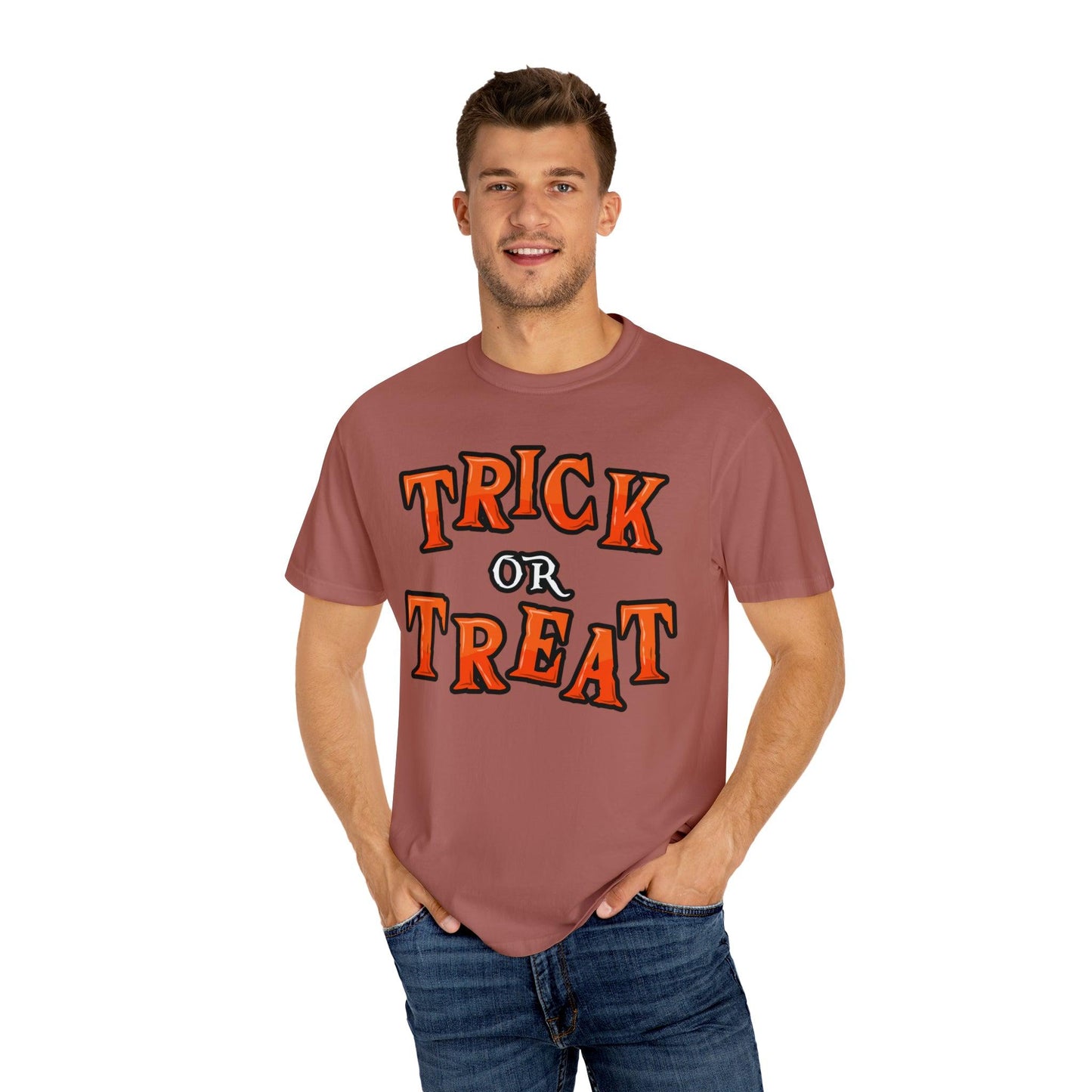 Trick or Treat Shirt Halloween Party Outfit Vintage Shirt Halloween Shirt Cute Spooky Shirt, Halloween Gift Halloween T-shirtRetro Halloween Tshirt - Giftsmojo