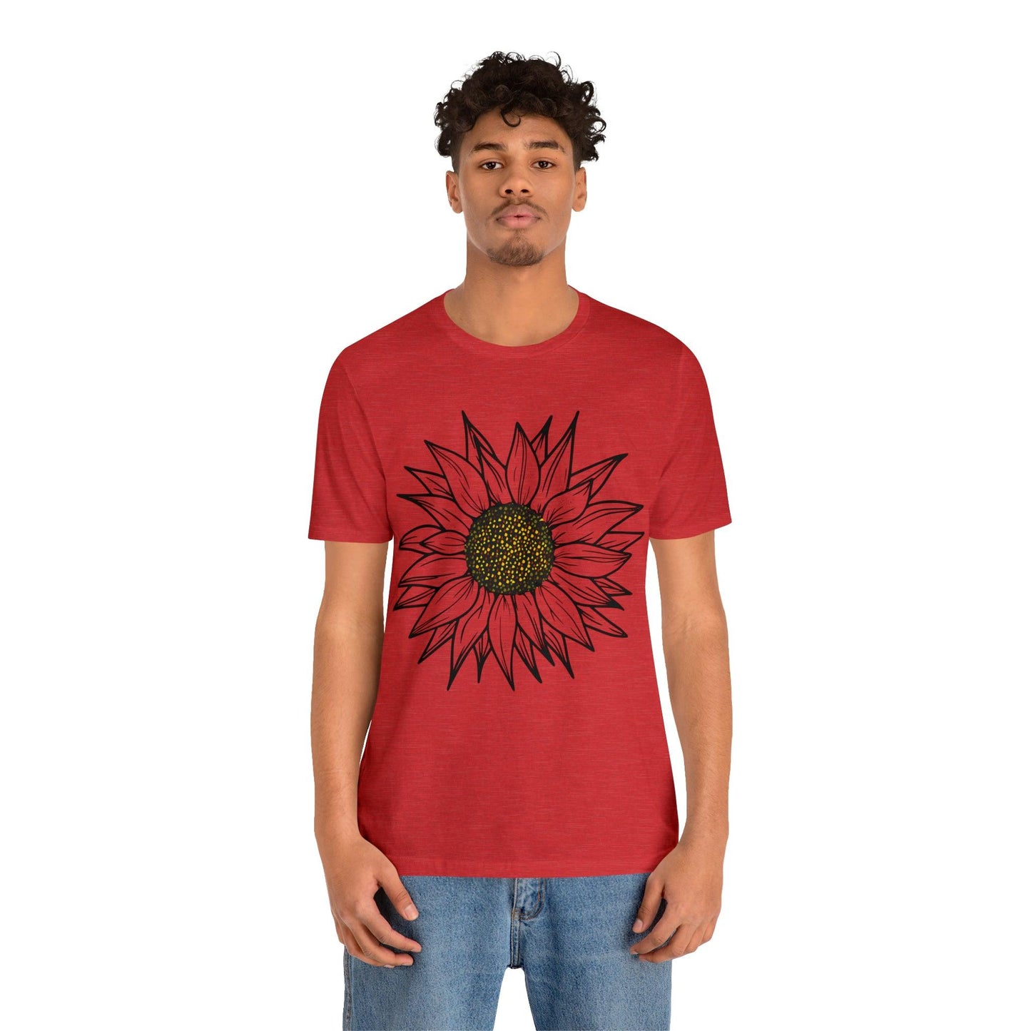 Sunflower Shirt, Floral Tee Shirt, Flower Shirt, Garden Shirt, Womens Fall Summer Shirt Sunshine Tee, Gift for Gardener, Nature love shirt - Giftsmojo