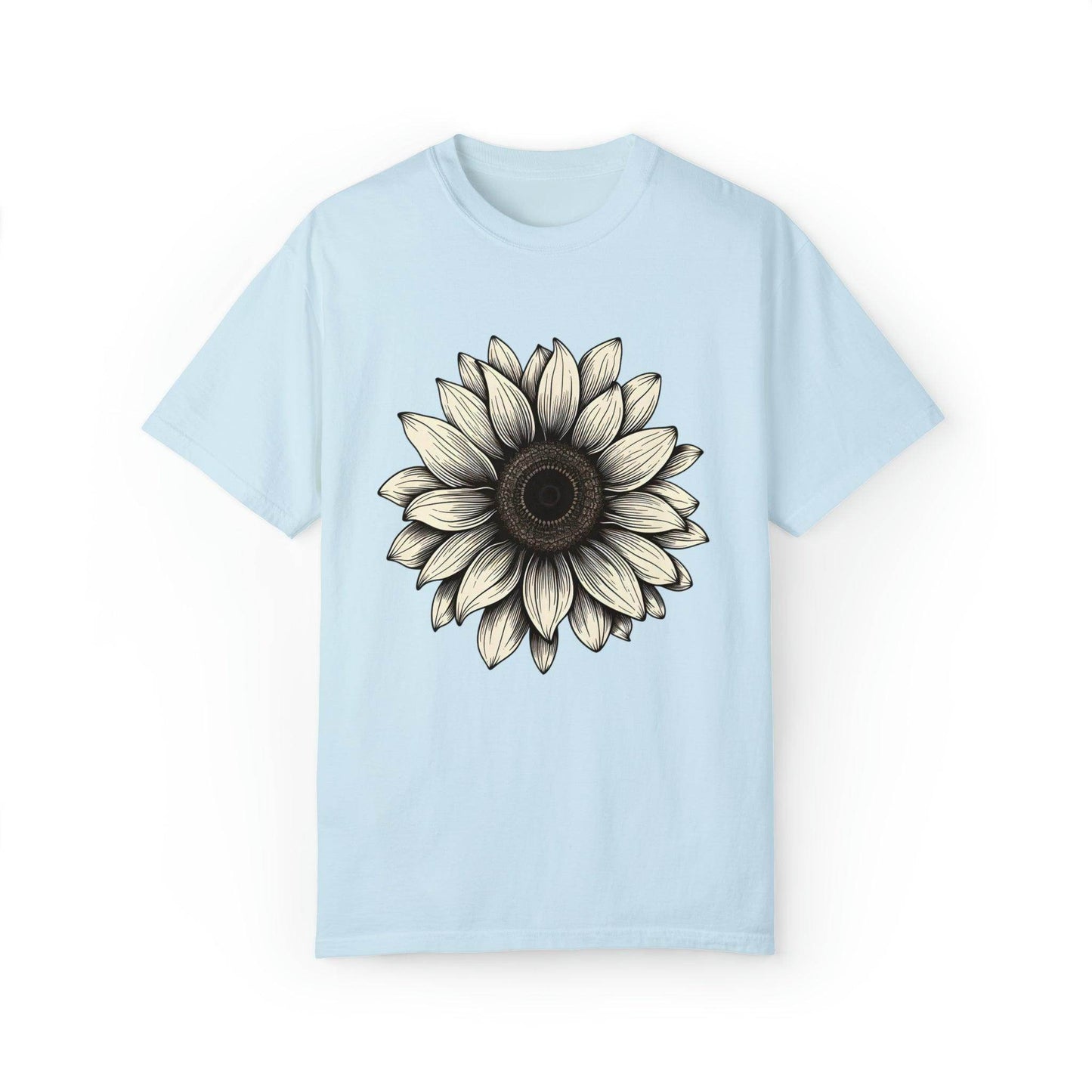 Sunflower Shirt Flower Shirt Aesthetic, Floral Graphic Tee Floral Shirt Flower T-shirt, Wild Flower Shirt Gift For Her Wildflower T-shirt - Giftsmojo