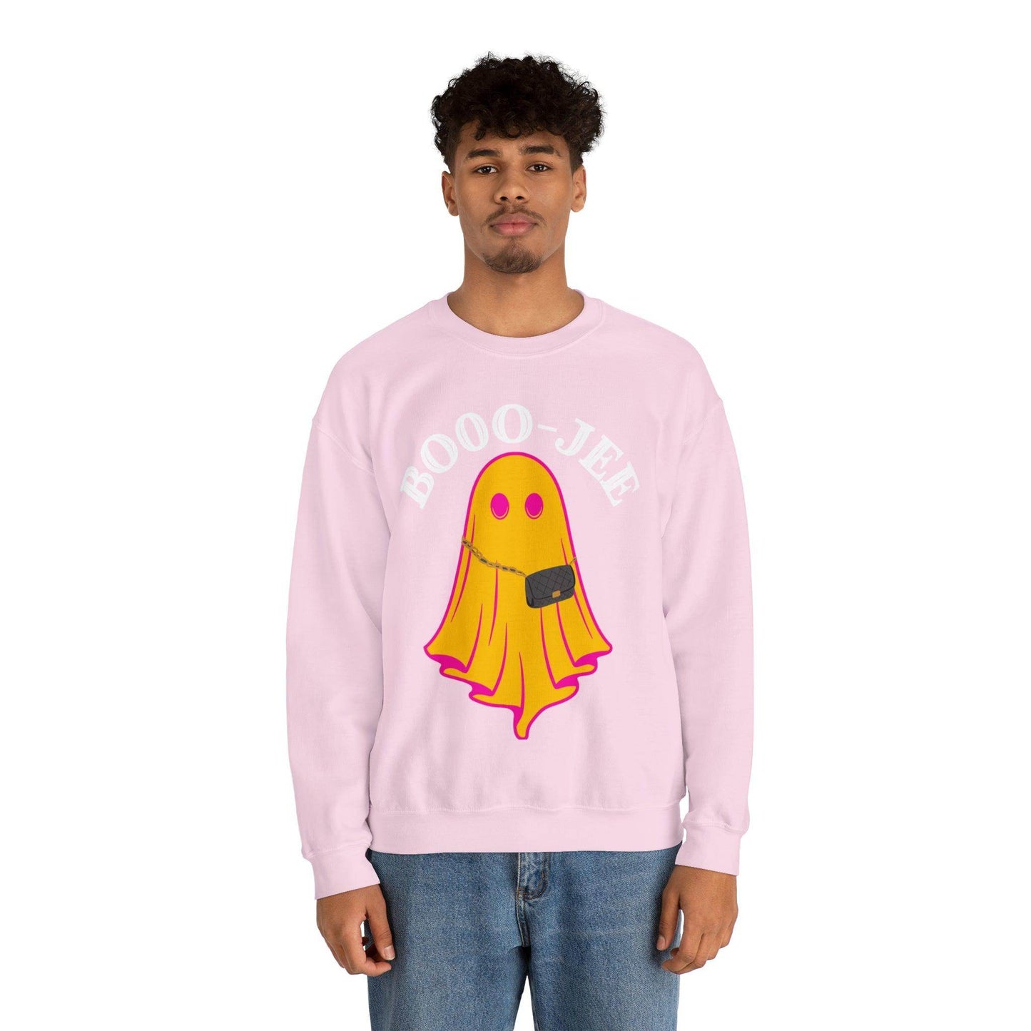 Booo-Jee Sweatshirt, Boo Halloween Sweatshirt, Spooky Ghost Sweatshirt, Boo Jee Shirt, Halloween Ghost Sweatshirt, Halloween Boo Shirt - Giftsmojo