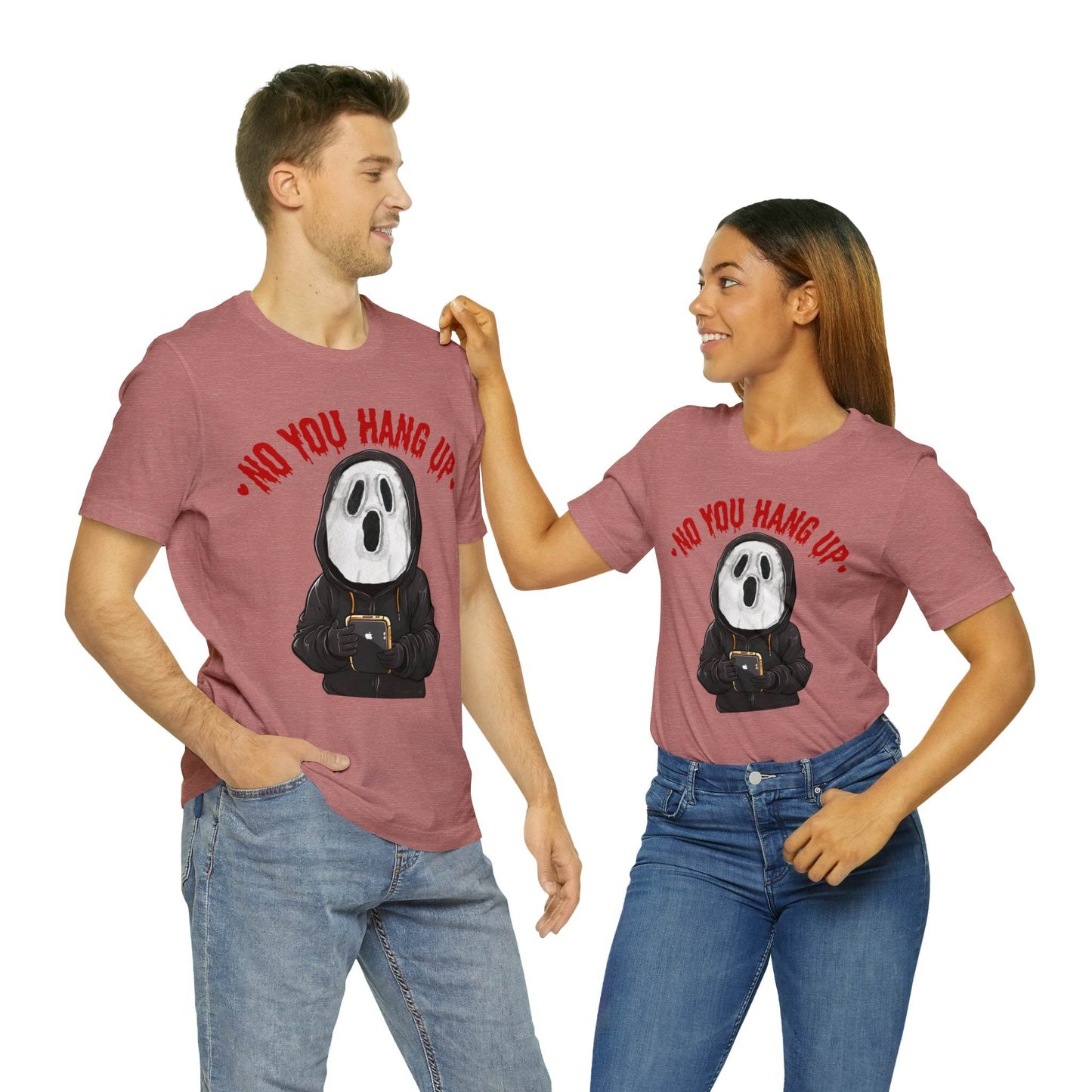 No You Hang Up Scary Halloween Costume Halloween Shirt Playful and Spooky Charm Fall Shirt - Giftsmojo