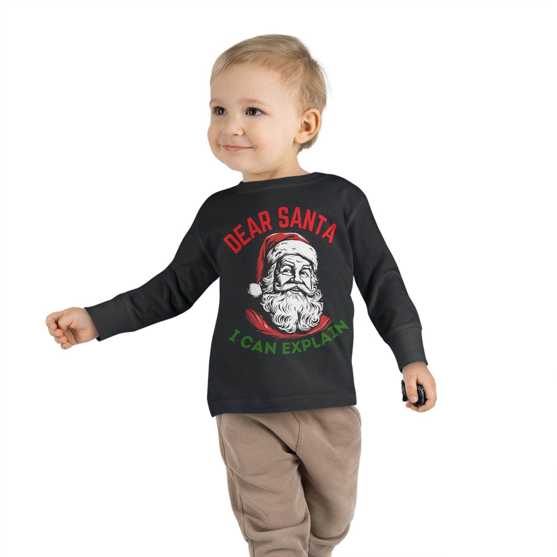 Kids Dear Santa I Can Explain Christmas Shirt for Kids Christmas Outfit for Kids - Giftsmojo