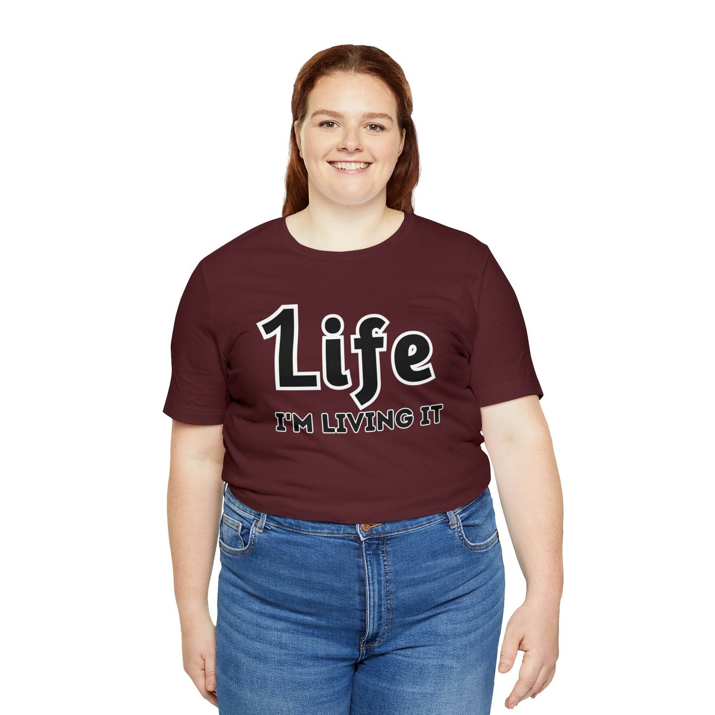 One Life I'M Living It Shirt One life Shirt 1life shirt Live Your Life You Only Have One Life To Live Shirt - Giftsmojo
