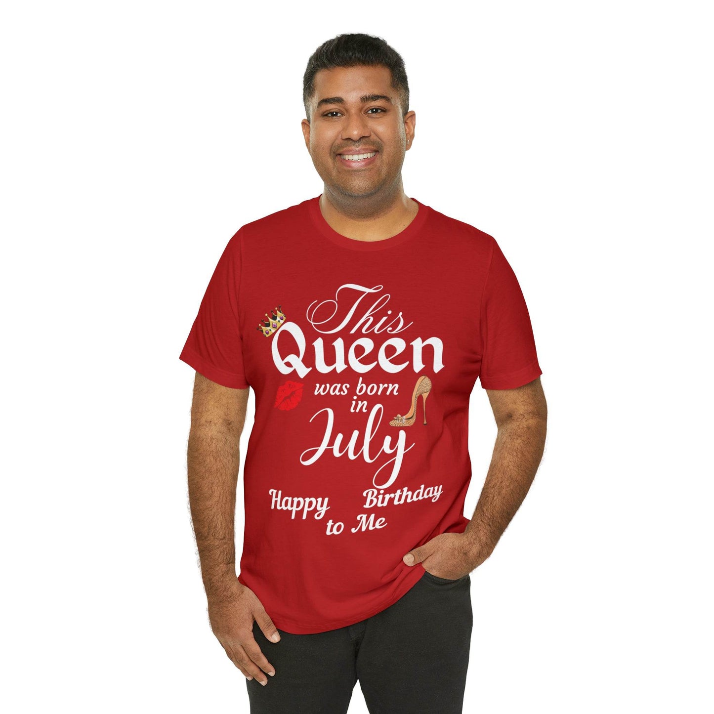 Birthday Queen Shirt, Gift for Birthday, This Queen was born in July Shirt, Funny Queen Shirt, Funny Birthday Shirt, Birthday Gift - Giftsmojo