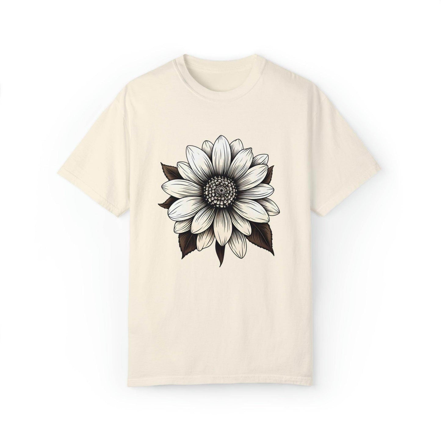 Sunflower Shirt Flower Shirt Aesthetic Women Top Floral Graphic Tee Floral Shirt Flower T-shirt, Wild Flower Shirt Gift For Her - Giftsmojo