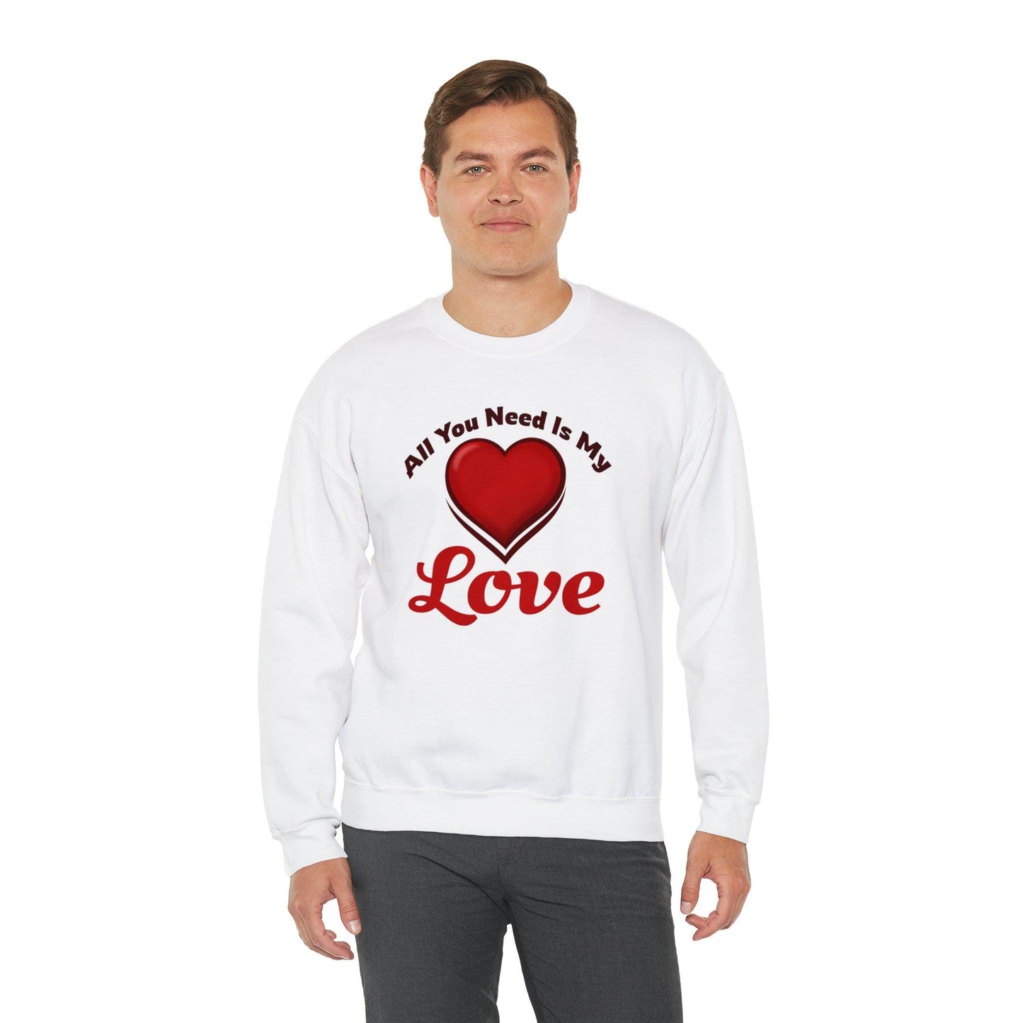 All you need is My Love Tee Hooded Sweatshirt - Giftsmojo