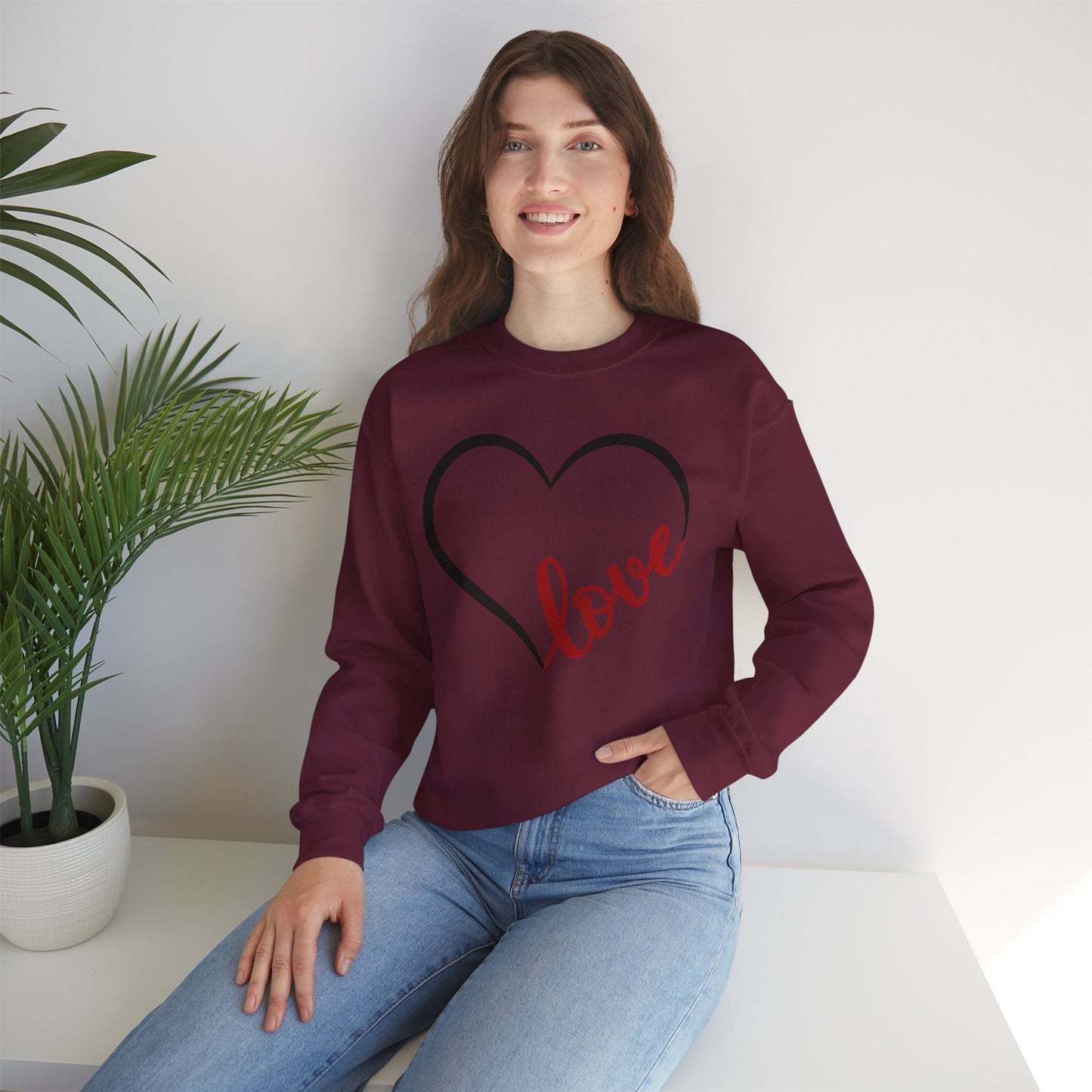Heart Valentine Sweatshirt - Unisex
