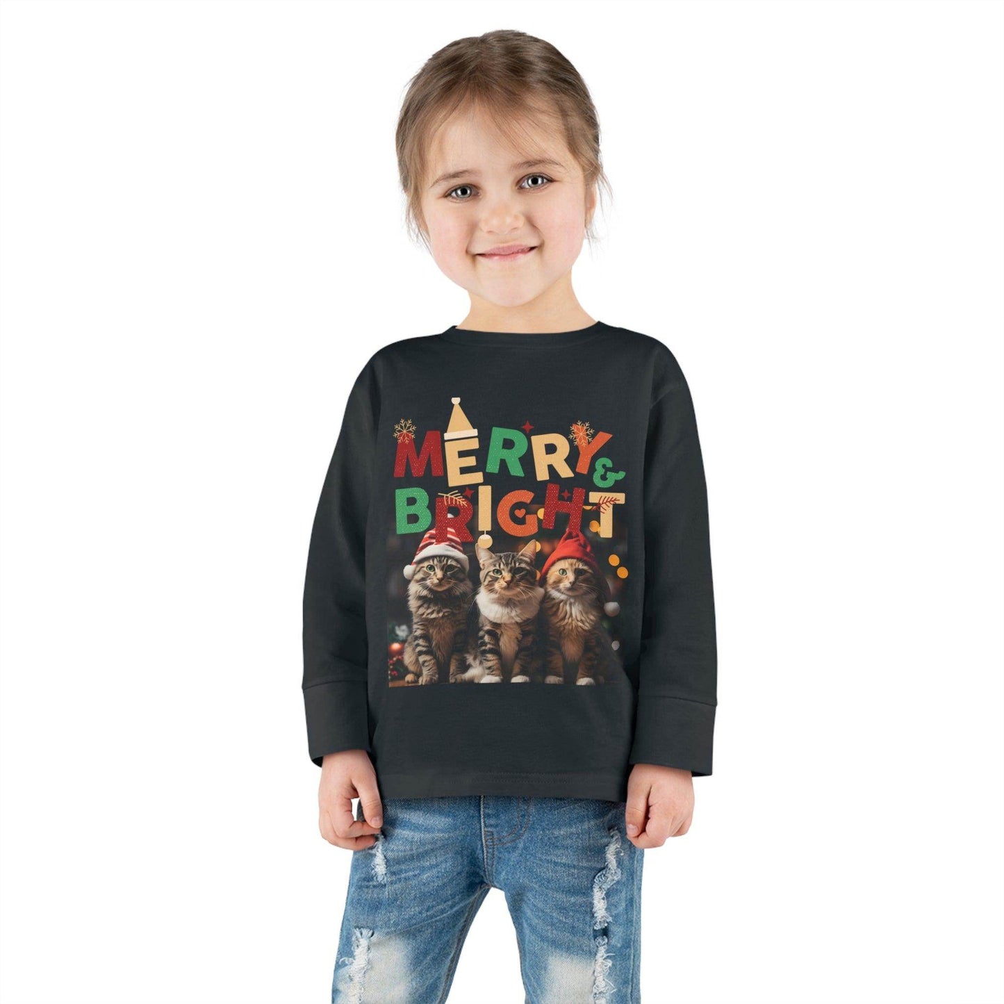 Toddler Christmas Shirt Toddler Christmas Long Sleeve Tee Kids Christmas Gift - Giftsmojo
