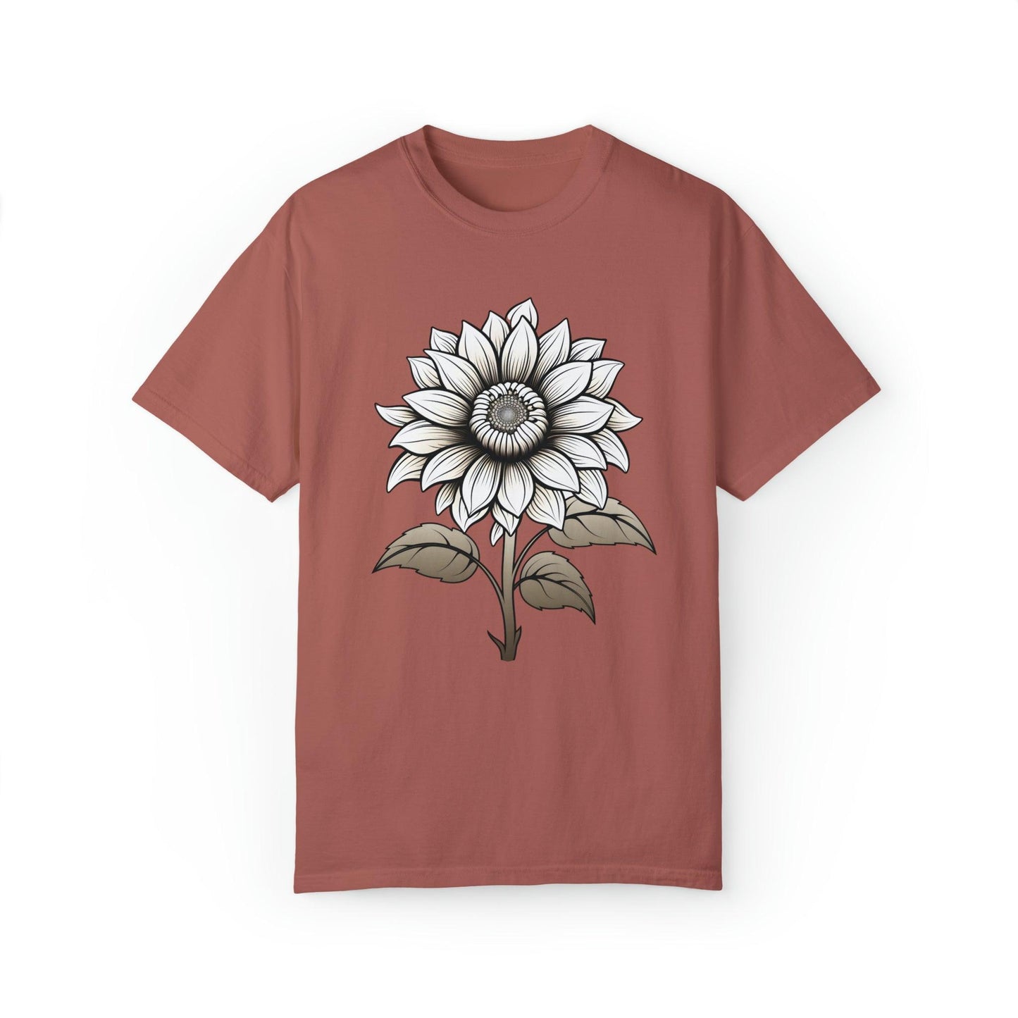 Sunflower Shirt Vintage Flower Shirt Aesthetic, Floral Graphic Tee Floral Shirt Flower T-shirt, Wild Flower Shirt Gift For Her