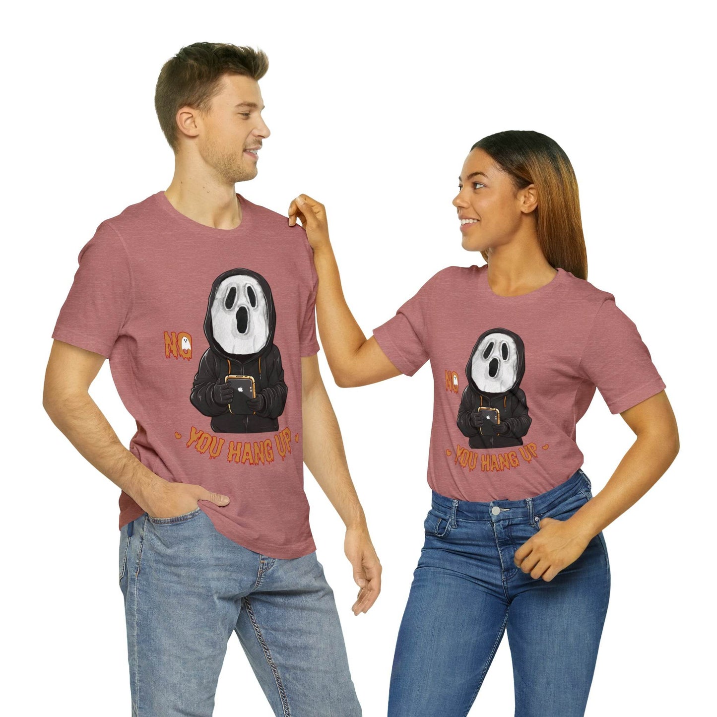 Elevate Your Halloween Style with the Playful 'No You Hang Up' Shirt Spooky shirt - Giftsmojo