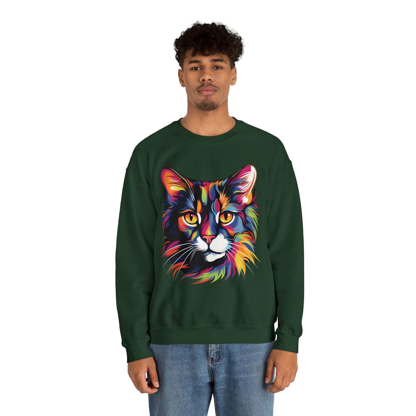 Retro Cat Lover Sweater Animal Lover Gift Cute Cat Mom Gift Cat Lover Gift Vintage Cat Mom Sweatshirt Cat Sweatshirt Cat Crewneck Sweatshirt - Giftsmojo