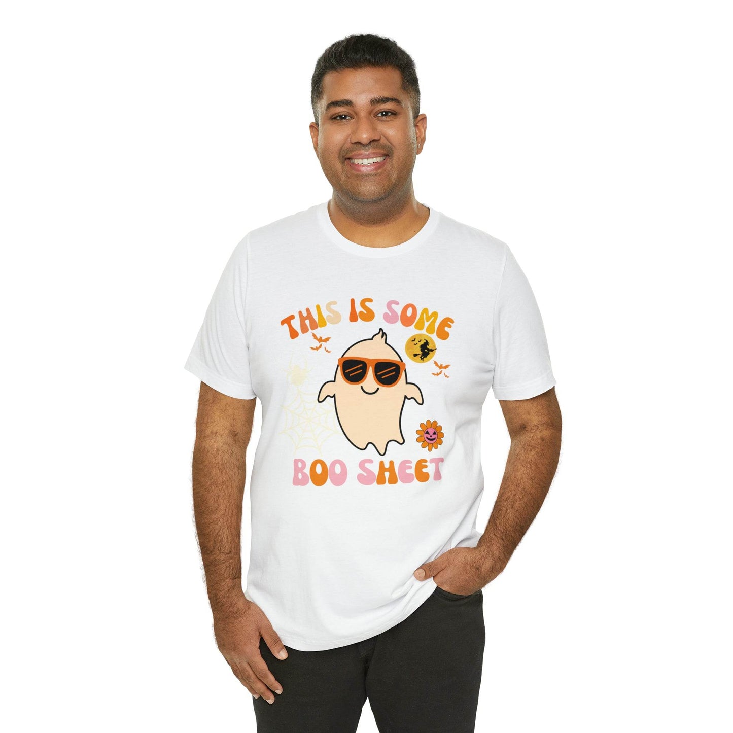 This Is Some Boo Sheet Funny Halloween Shirt Funny Halloween Costume Spooky Season Tee Funny Gift Shirt for Birthday Christmas Anniversary - Giftsmojo
