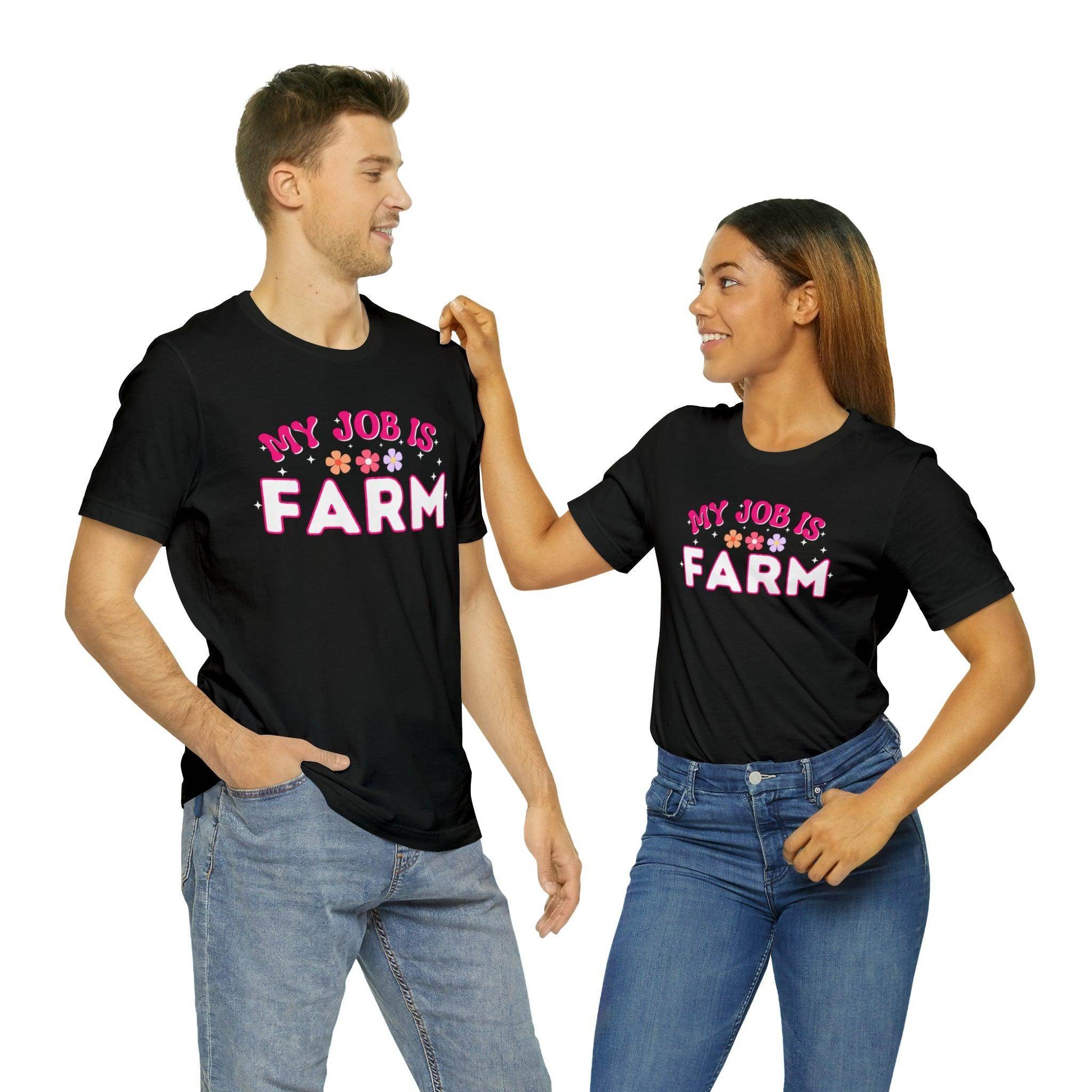 My Job is Farm Shirt Farmer Shirt Farming Shirt Homestead Gardening Shirt - Giftsmojo