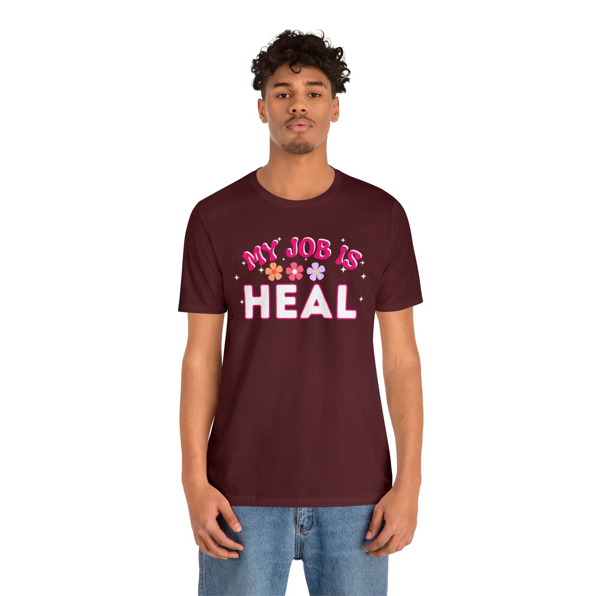 My Job is Heal Shirt Doctor Shirt Nurse Shirt - Giftsmojo