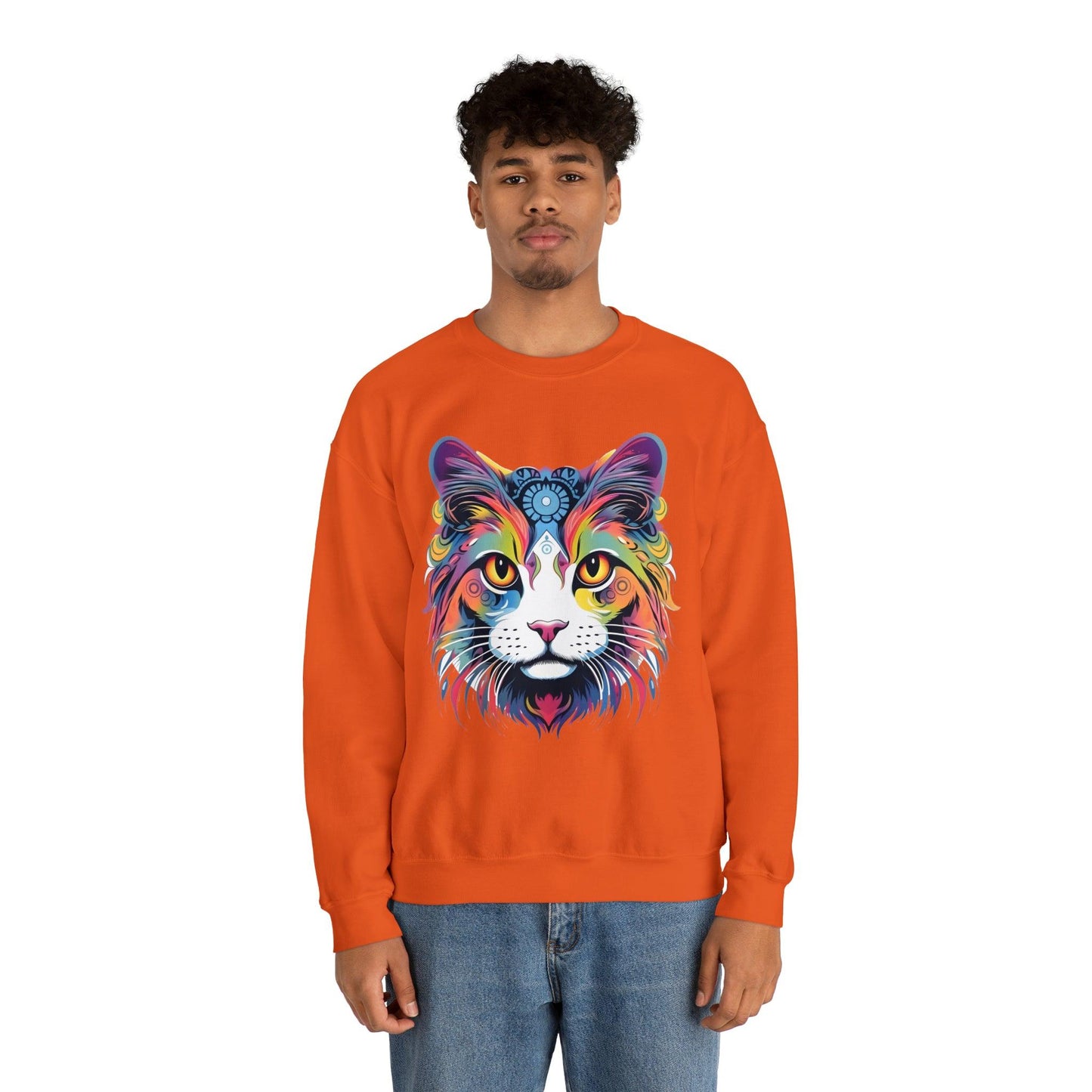 Vintage Cat Lover Sweater Animal Lover Gift Cat Mom Gift Cat Lover Gift Cat Mom Sweatshirt Retro Cat Sweatshirt Cat Crewneck Sweatshirt - Giftsmojo