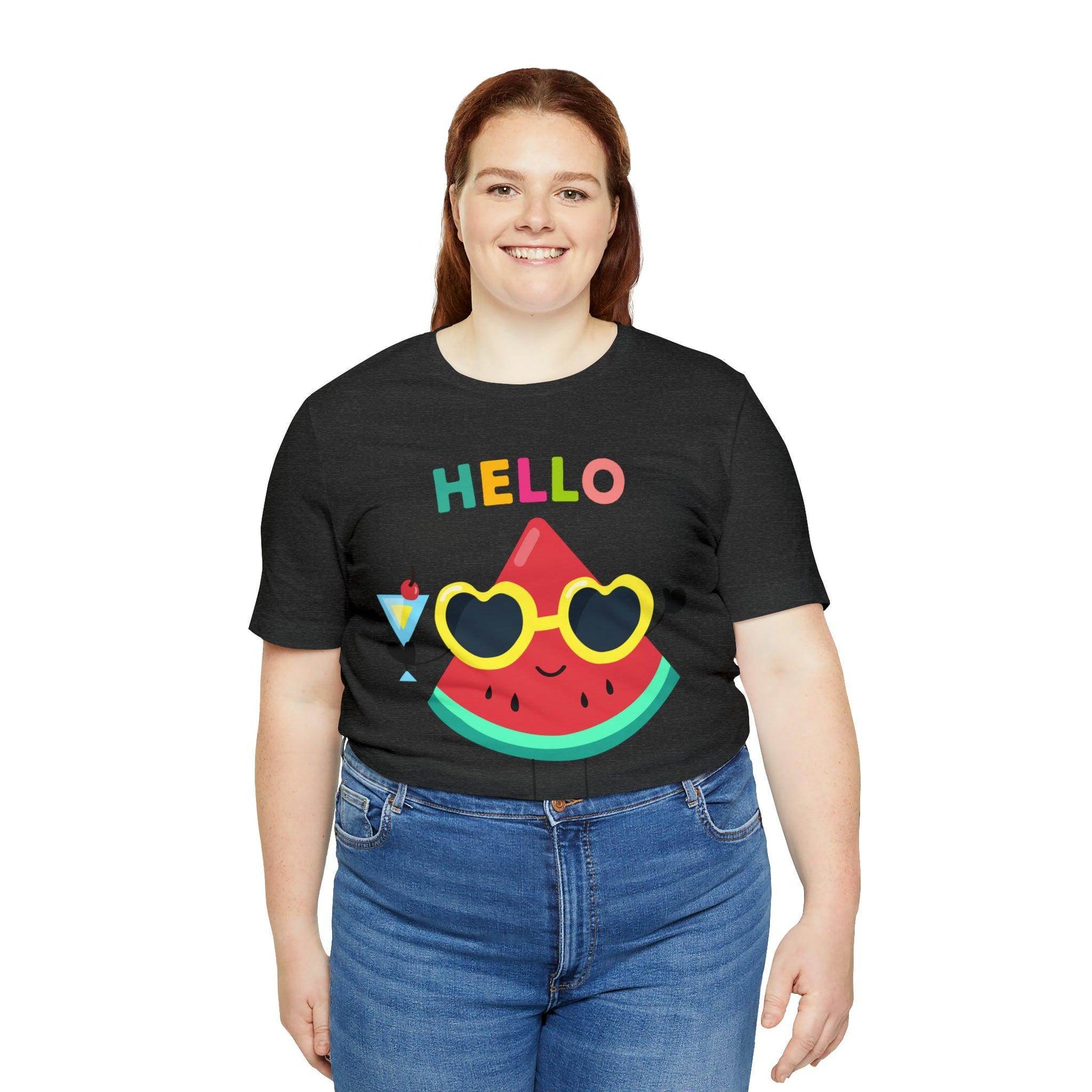 Hello Summer Shirt, Funny Summer Casual Top Tee,Unisex Summer Tshirt Ladies - Giftsmojo