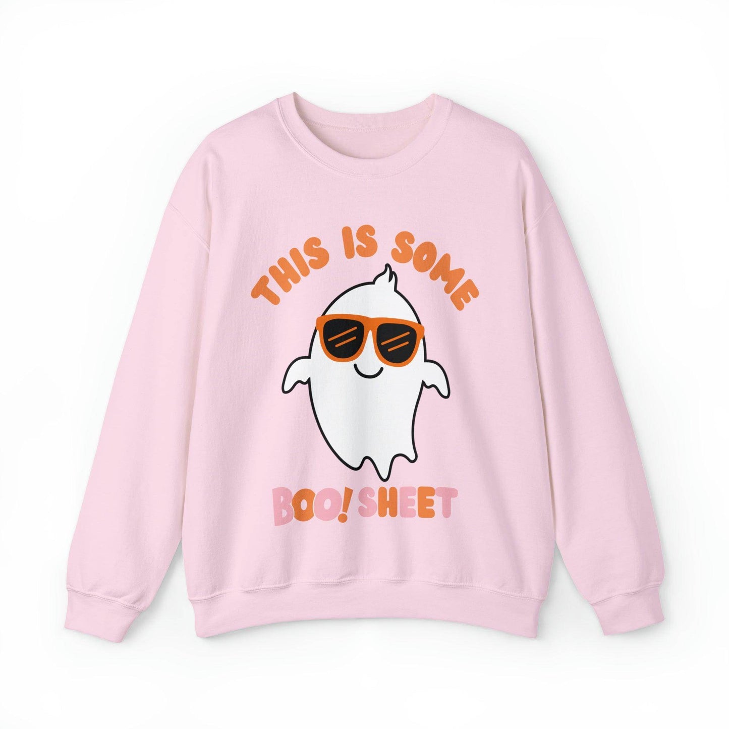 This Is Some Boo Sheet Ghost Sweatshirt Cute Ghost Sweatshirt Boo Ghost Sweatshirt Gift Shirt Funny Halloween Shirt Spooky Season Shirt - Giftsmojo