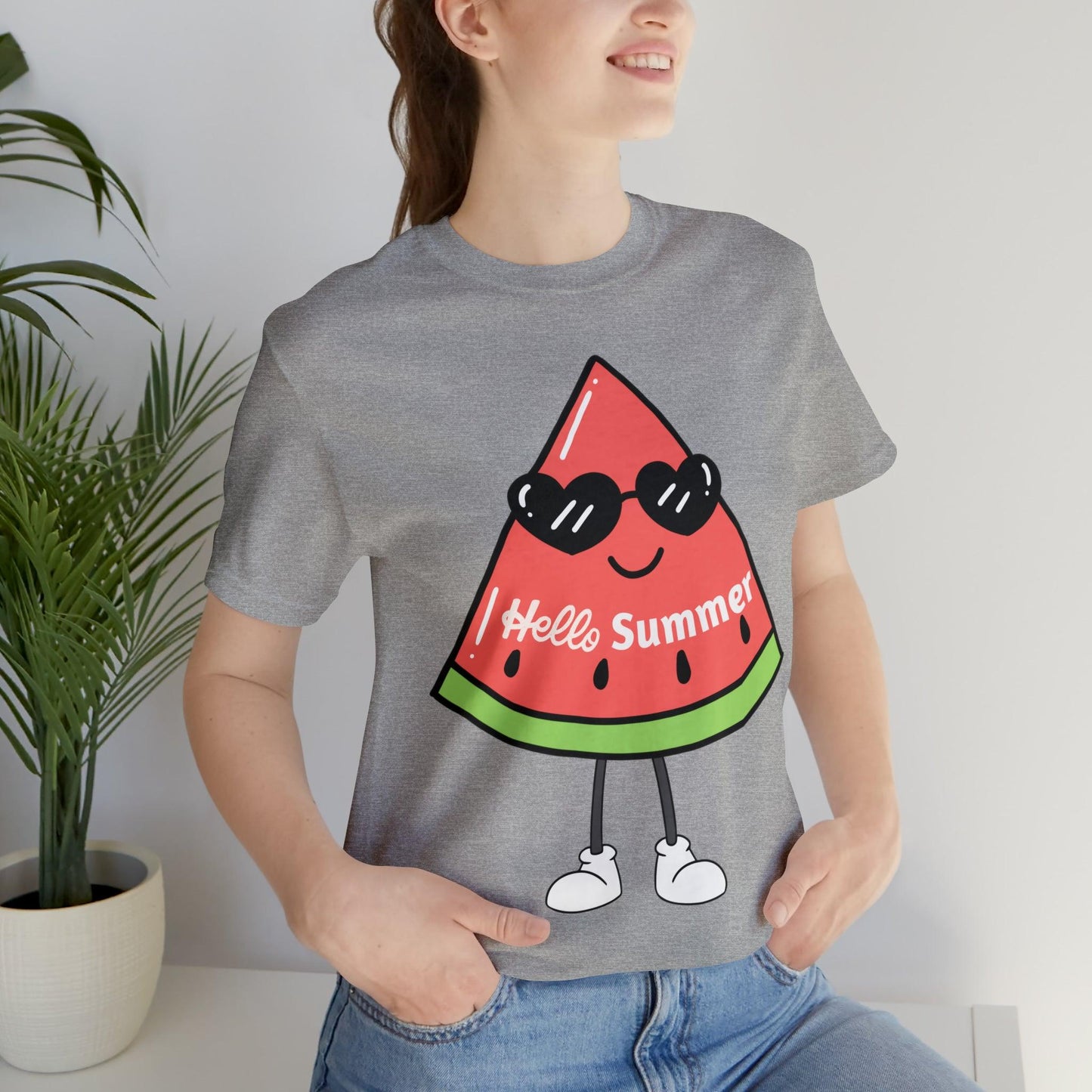 Funny Hello Summer Shirt, Summer shirts for women and men, Summer Casual Top Tee
