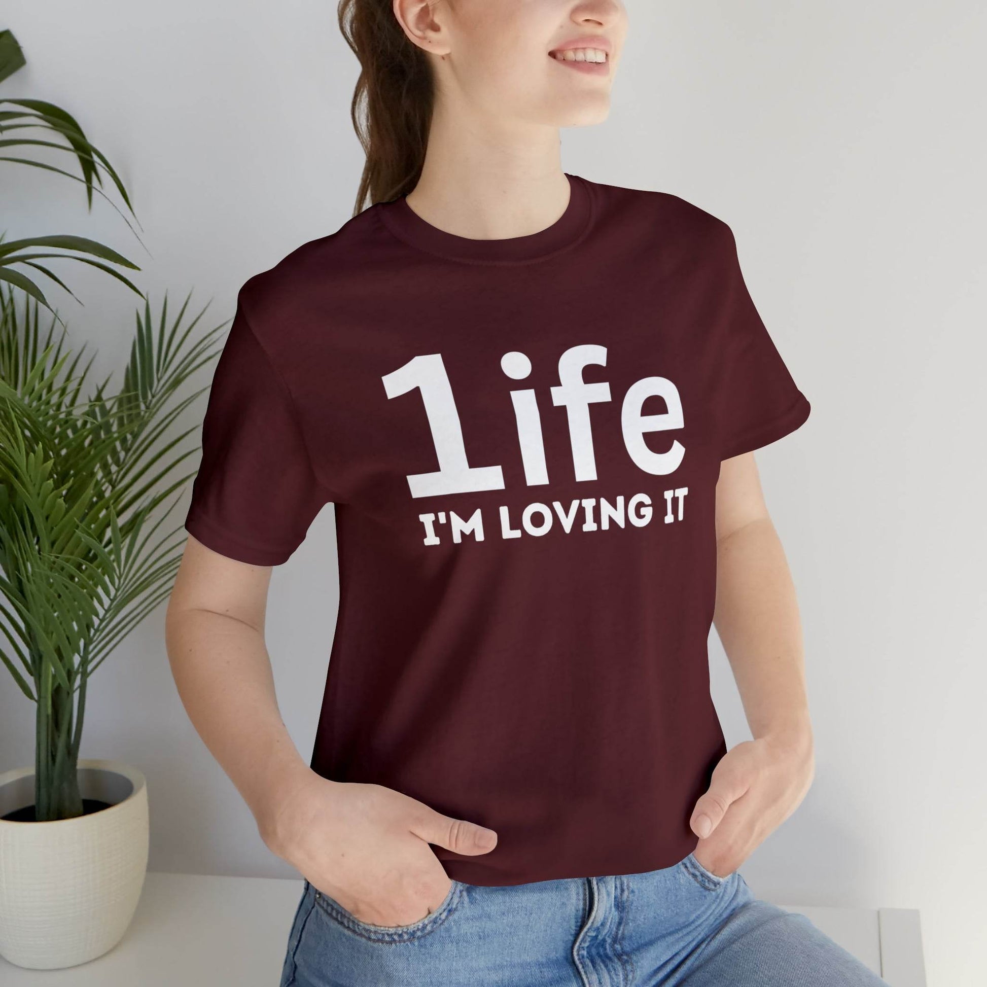 One life I'M Loving It Shirt Retro 1life shirt Live Your Life You Only Have One Life To Live Retro Shirt - Giftsmojo