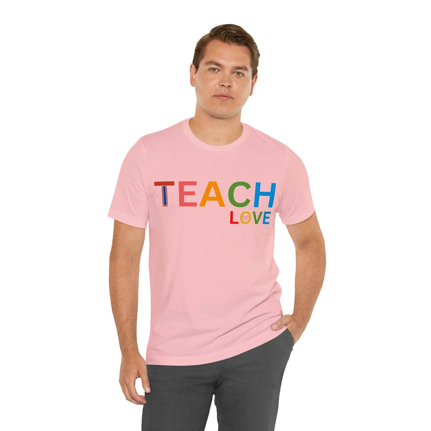 I Teach Love Shirt, Teacher Shirt, Teacher Appreciation Gift for Teachers - Giftsmojo