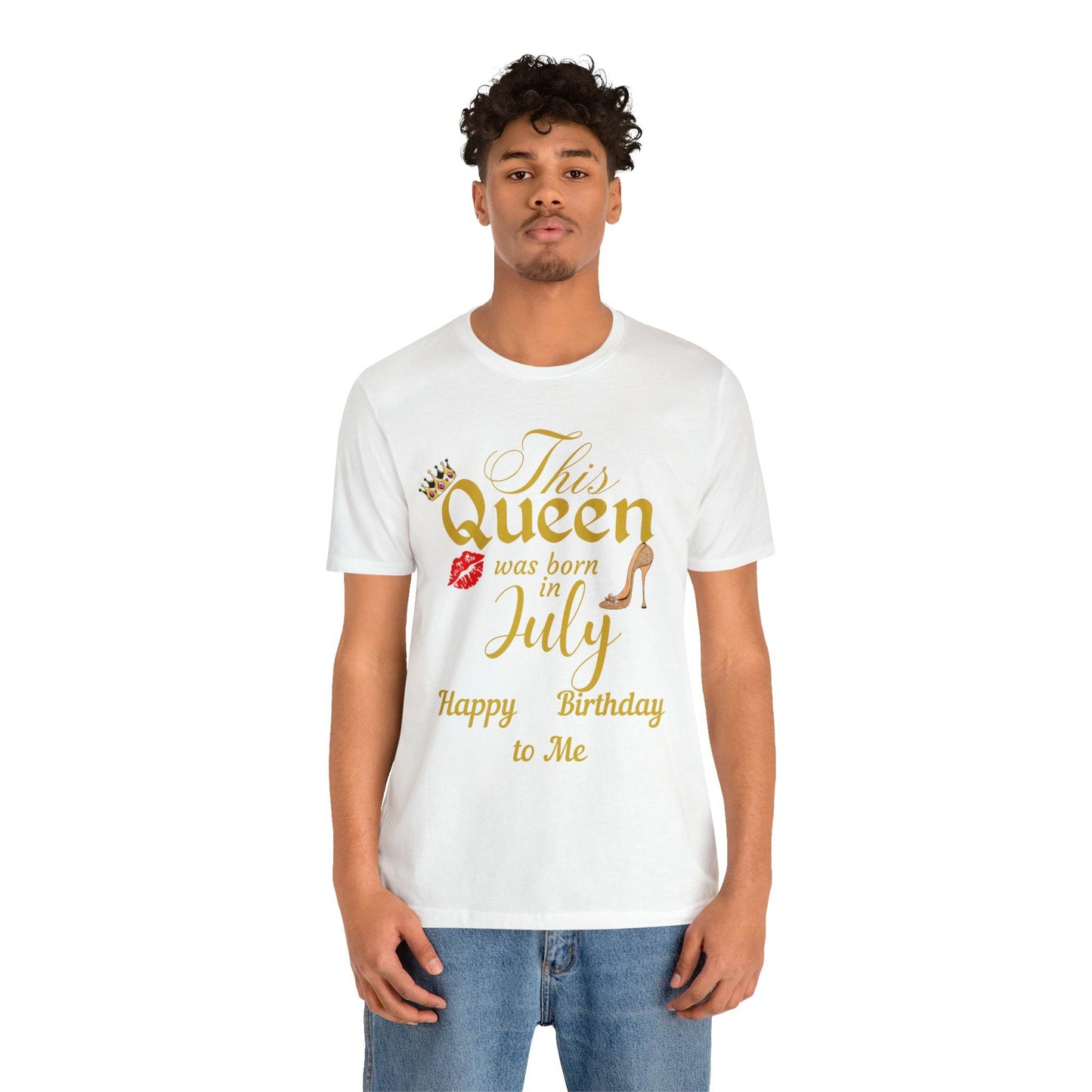 Birthday Queen Shirt, Gift for Birthday, This Queen was born in July Shirt, Funny Queen Shirt, Funny Birthday Shirt, Birthday Gift - Giftsmojo