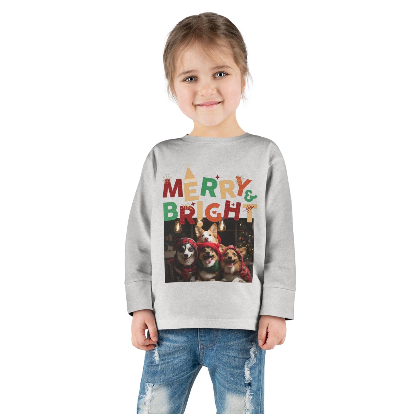 Toddler Christmas Shirt Toddler Christmas Long Sleeve Tee Kids Christmas Gift - Giftsmojo