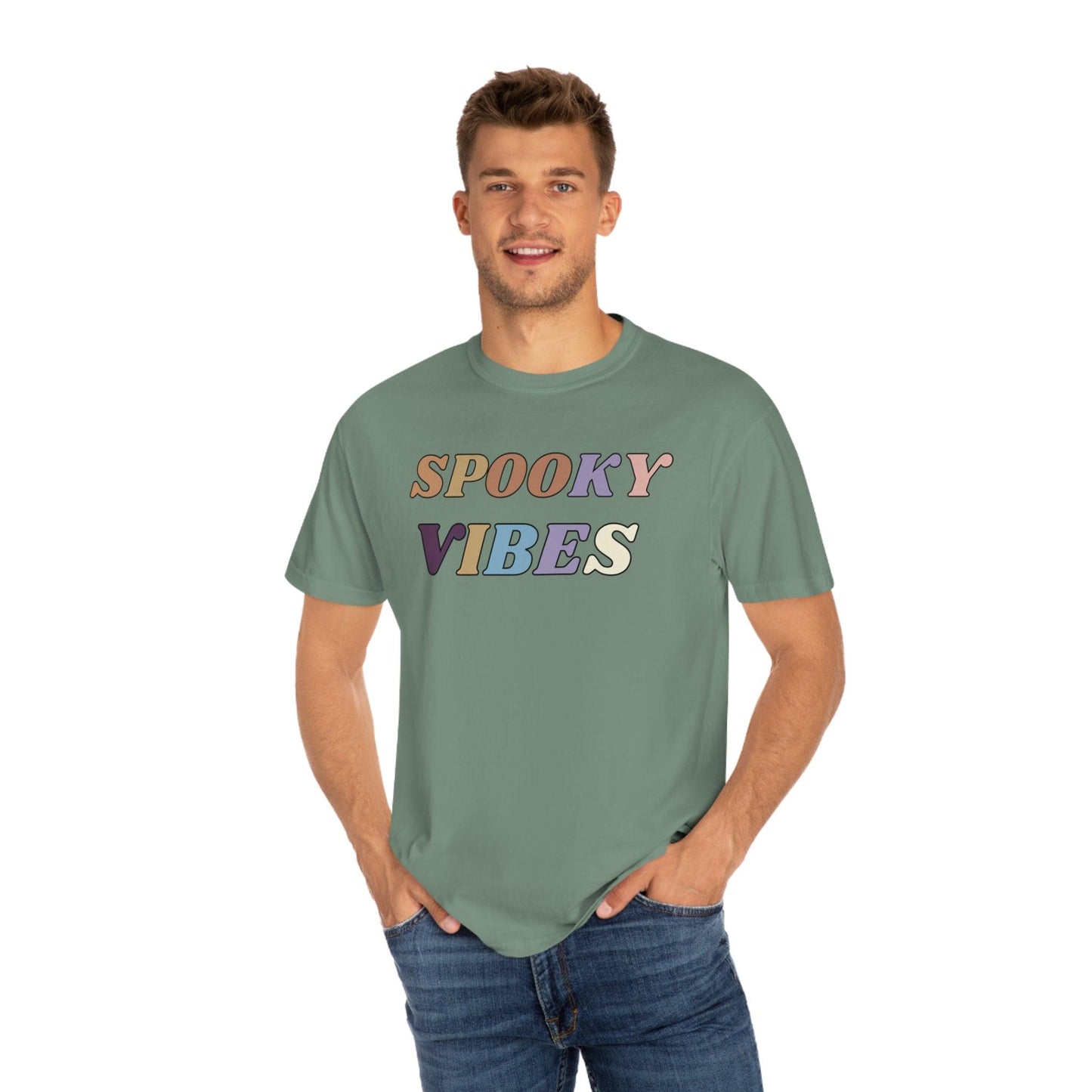Retro Halloween Tshirt, Spooky Vibes Shirt, Vintage Shirt Halloween Shirt - Cute Fall Shirt