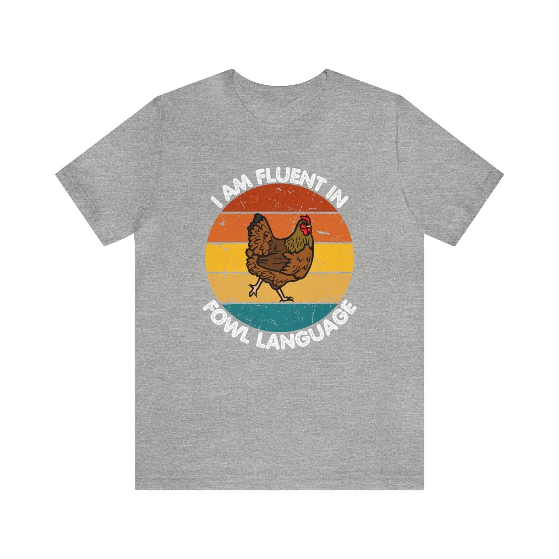 Fluent in Fowl Language shirt, Chicken Shirt Chicken Tee Chicken Owner Gift - Gift For Chicken Lover gift - Giftsmojo