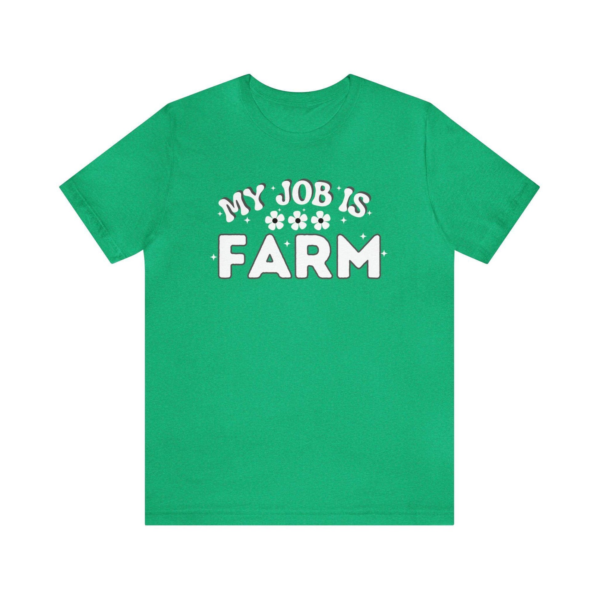 My Job is Farm Shirt Farmer Shirt Farming Shirt Homestead Gardening Shirt Farmers, Farmhand, Livestock Farmer, Crop Grower Horticulturist, Animal Scientist, Agricultural Engineer Environmental Scientist,  - Giftsmojo