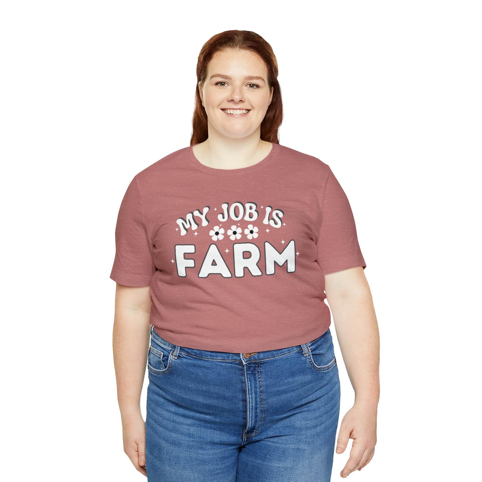 My Job is Farm Shirt Farmer Shirt Farming Shirt Homestead Gardening Shirt Farmers, Farmhand, Livestock Farmer, Crop Grower Horticulturist, Animal Scientist, Agricultural Engineer Environmental Scientist,  - Giftsmojo