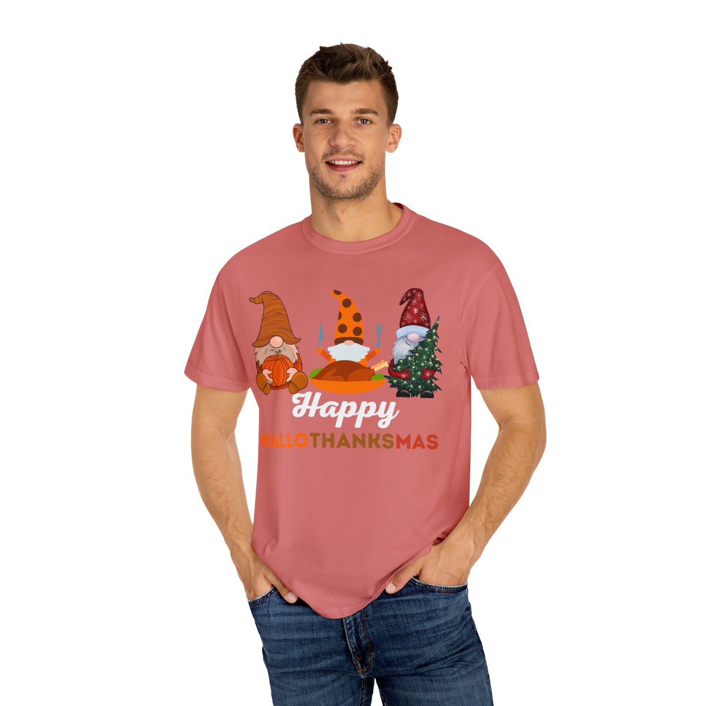 Happy HALLOTHANKSMAS Gift for Fall Halloween Thanksgiving Christmas Gift
