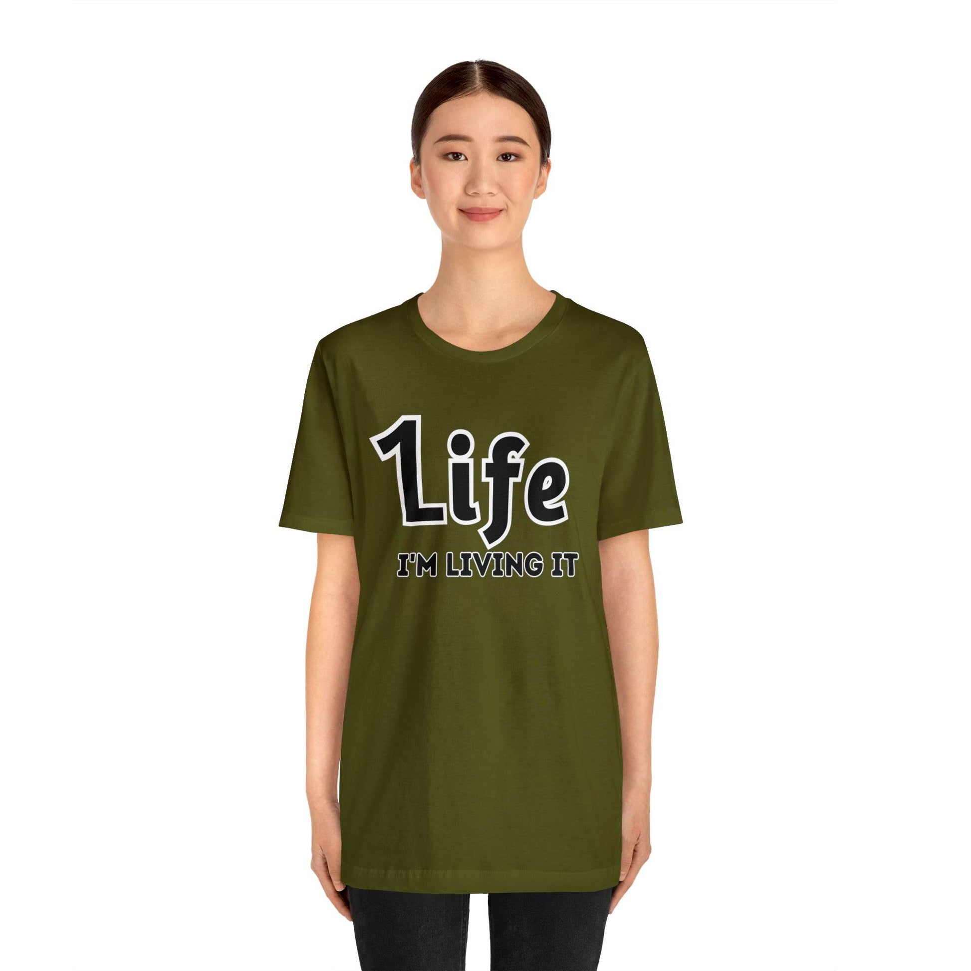 One Life I'M Living It Shirt One life Shirt 1life shirt Live Your Life You Only Have One Life To Live Shirt - Giftsmojo