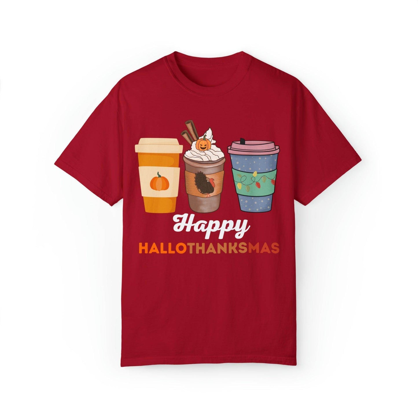 Happy HALLOTHANKSMAS Gift for Fall Halloween Thanksgiving Christmas Gift - Giftsmojo