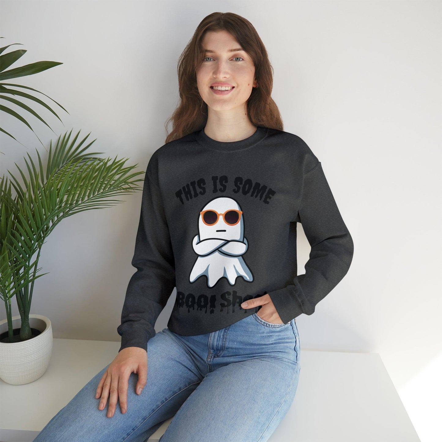 This Is Some Boo Sheet Funny HalloweenSweatshirt Funny Halloween Costume Spooky Season Tee Boo Ghost Sweatshirt Gift for Birthday Christmas