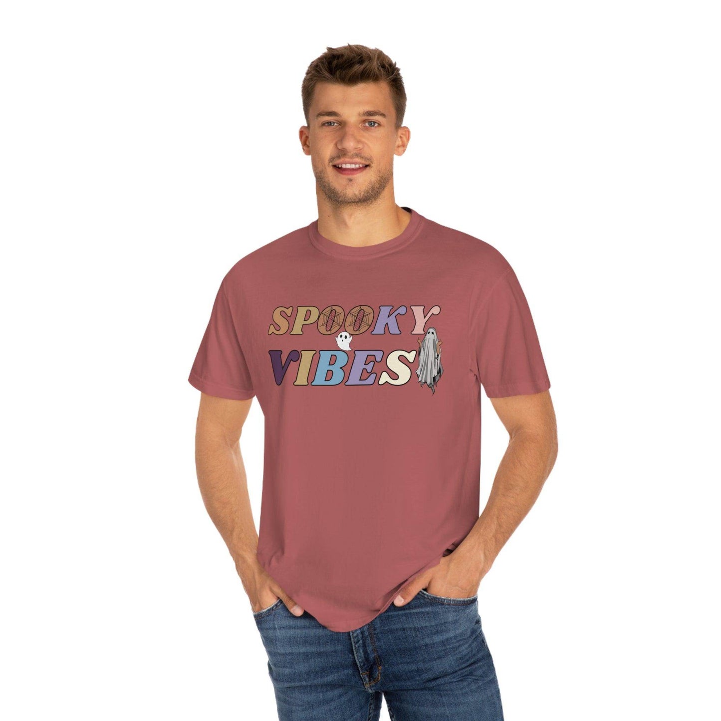 Retro Halloween Tshirt, Spooky Vibes Shirt, Vintage Shirt, Cute Halloween Shirt - Fall shirt - Giftsmojo