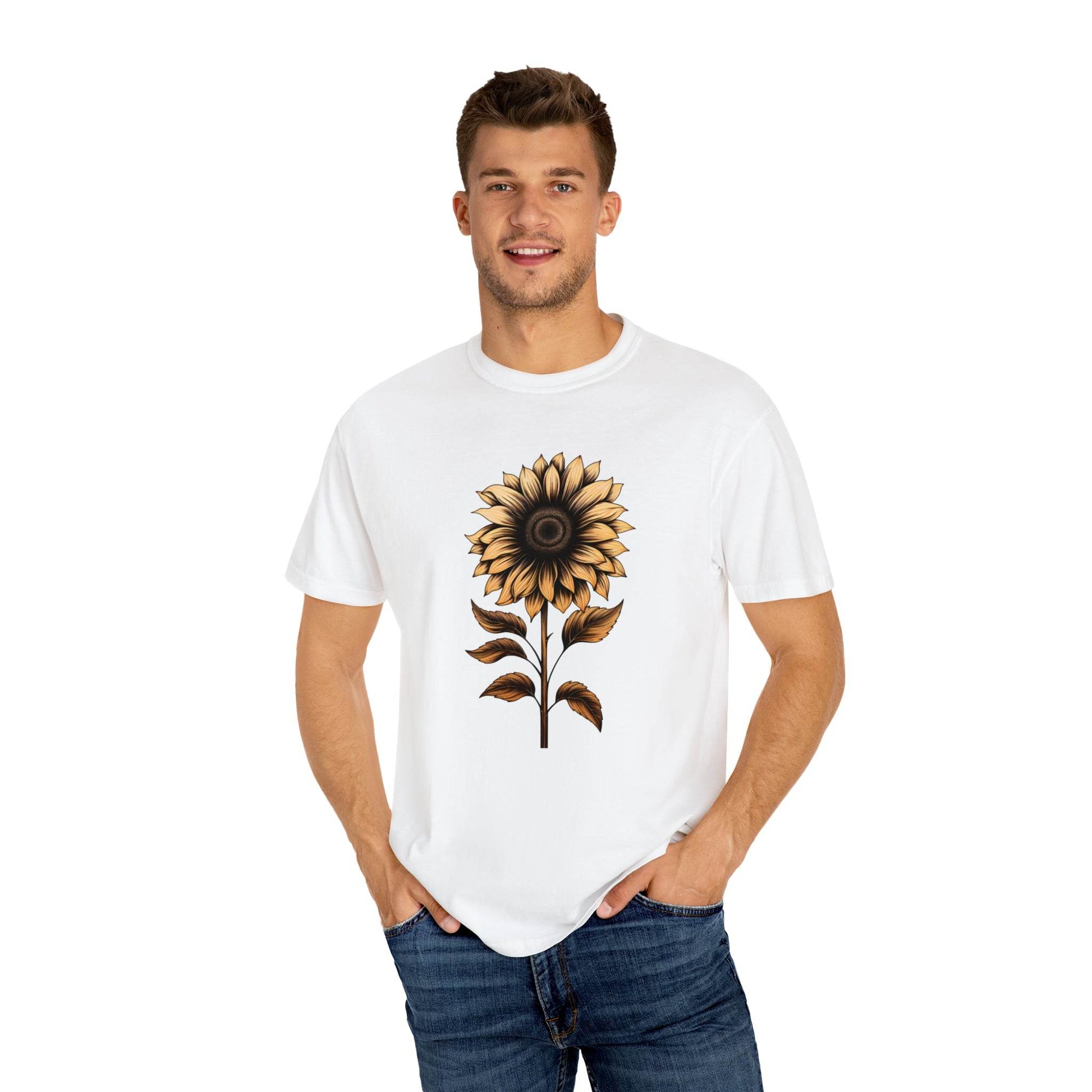Vintage Sunflower Shirt Flower Shirt Aesthetic, Floral Graphic Tee Floral Shirt Flower T-shirt, Vintage Wild Flower Shirt Vintage Flower Shirt, - Giftsmojo
