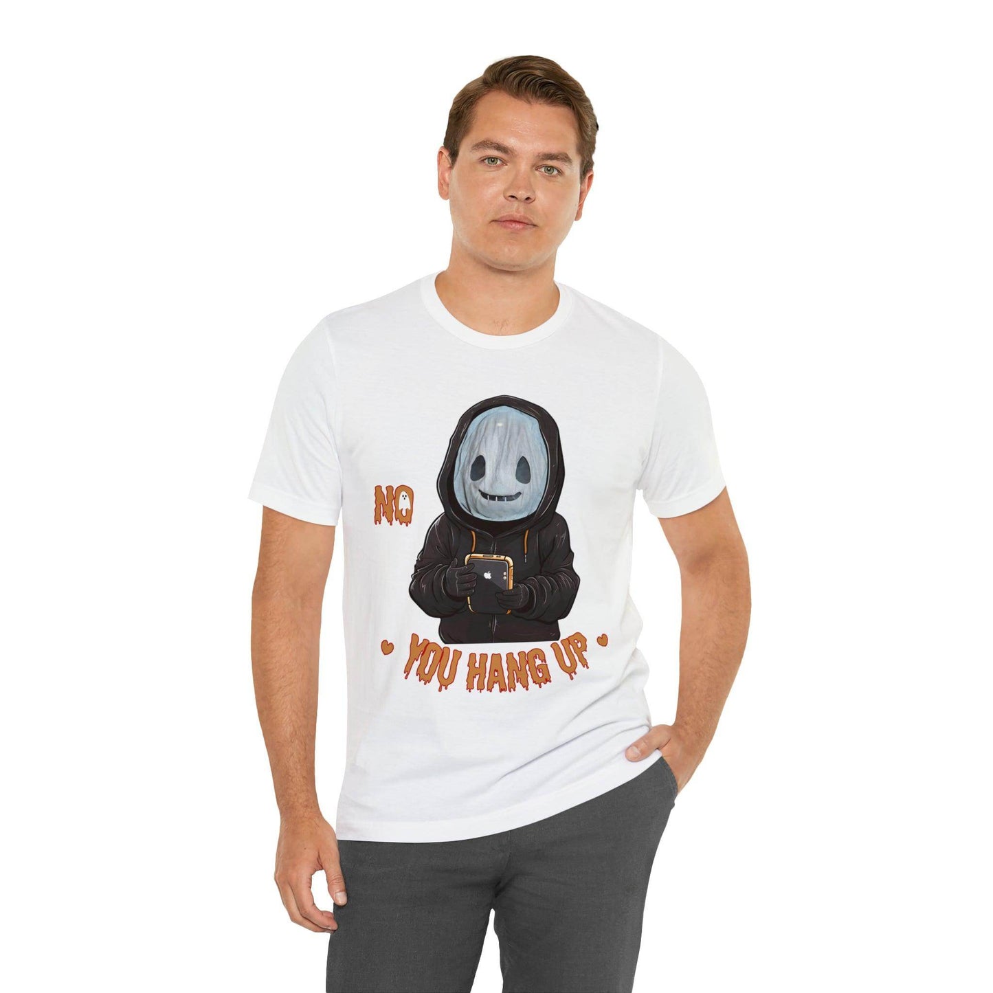 Halloween Shirt No You Hang Up Scary Halloween Costume Fall shirt Spooky Vibes Shirt - Giftsmojo