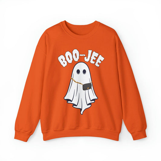 Boo-Jee Sweatshirt, Boo Halloween Sweatshirt, Spooky Ghost Sweatshirt, Boo Jee Shirt, Halloween Ghost Sweatshirt, Halloween Boo Shirt - Giftsmojo