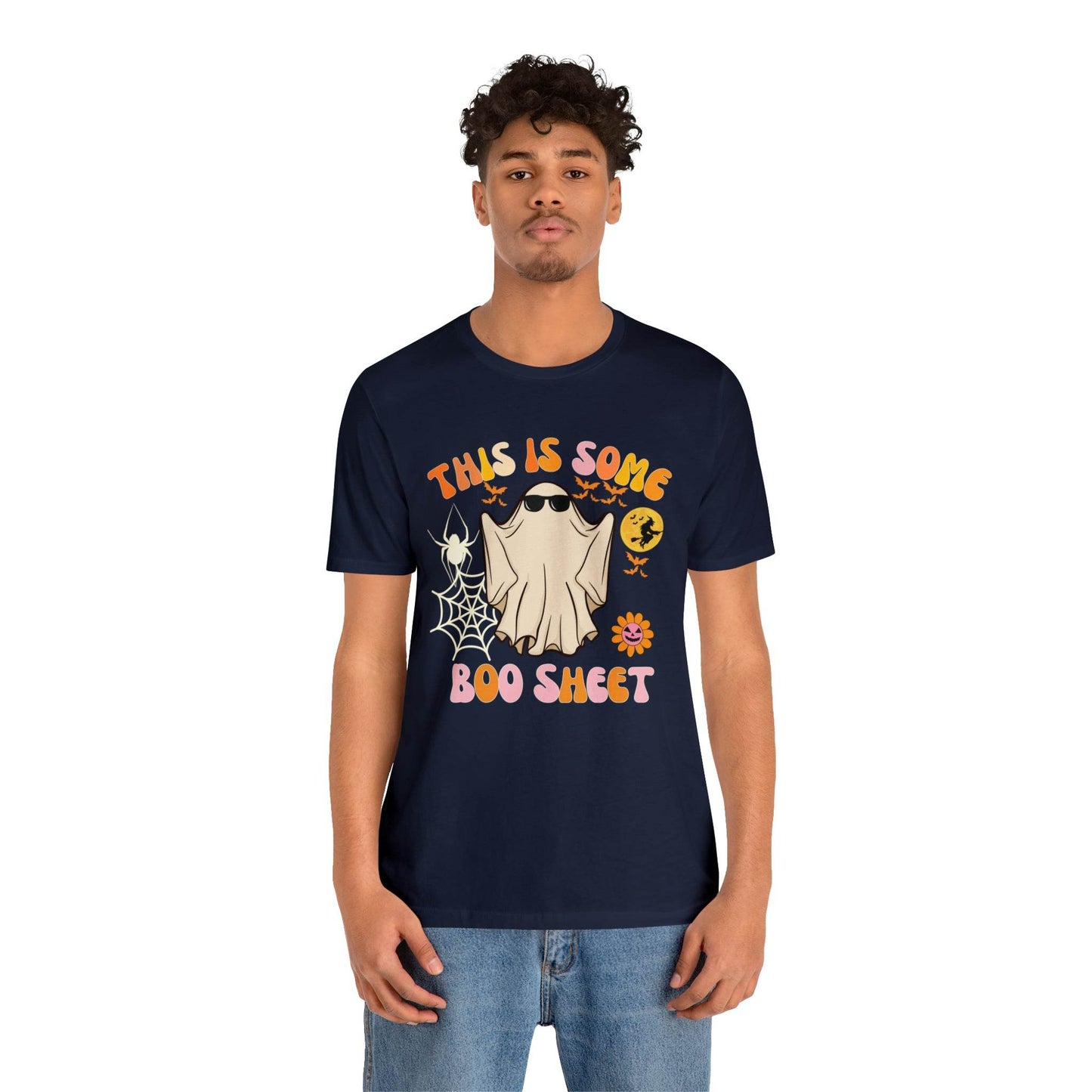 This Is Some Boo Sheet Funny Halloween Shirt Funny Halloween Costume Spooky Season Tee Funny Gift Shirt for Birthday Christmas Anniversary - Giftsmojo