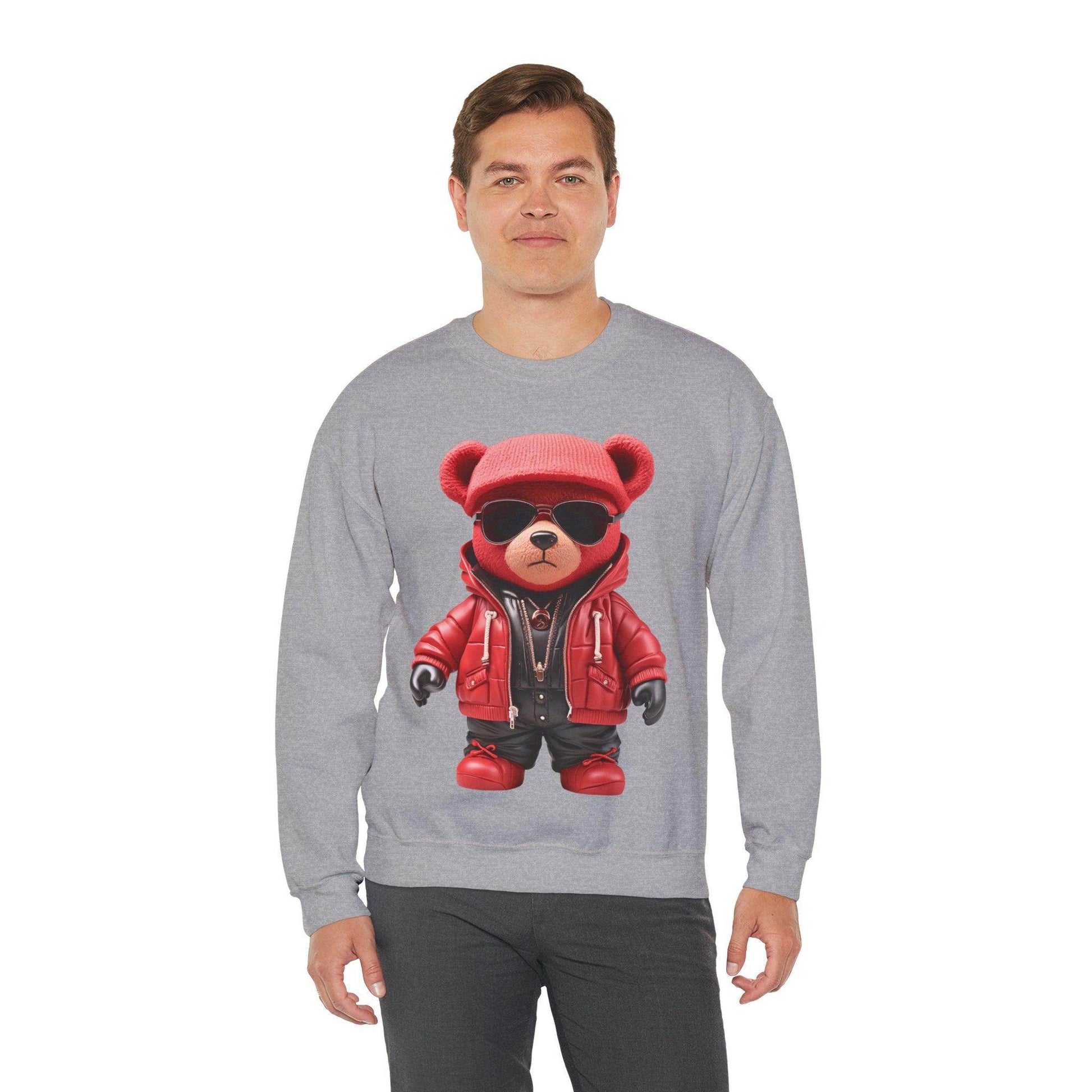 Hip-Hop Teddy Bear Sweatshirt: Elevate Your Style with Streetwear Chic - Giftsmojo